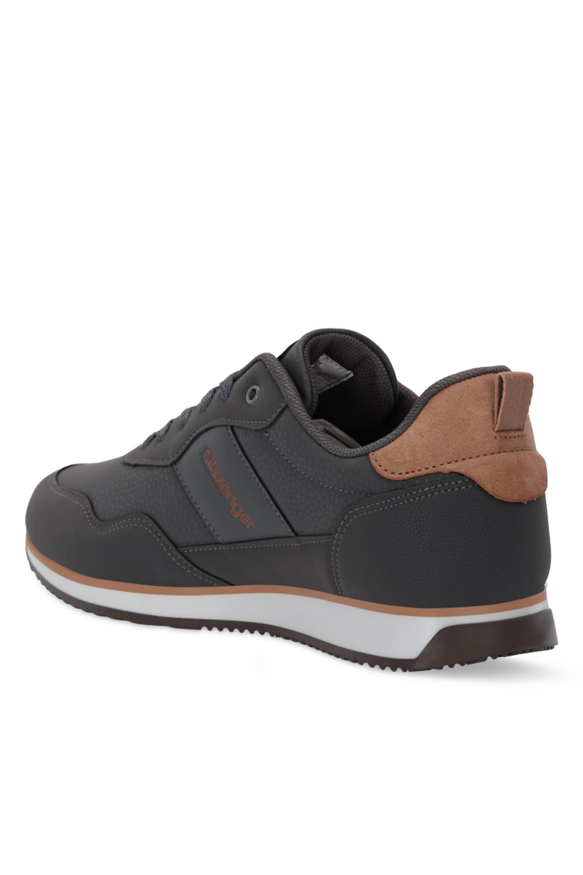 OFFENSE Erkek Günlük Ayakkabı Koyu Gri / Beyaz - Görsel 4