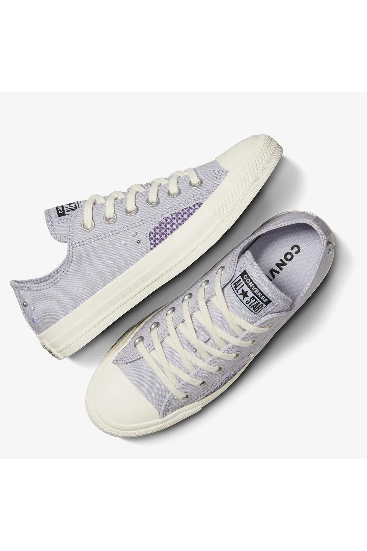 Chuck Taylor All Star Ox Kadın Mor Sneaker - Görsel 5