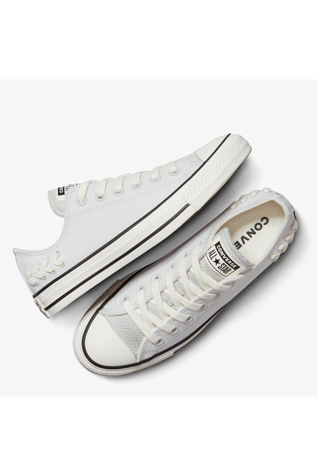 Chuck Taylor All Star Kadın Gri Sneaker - Görsel 5
