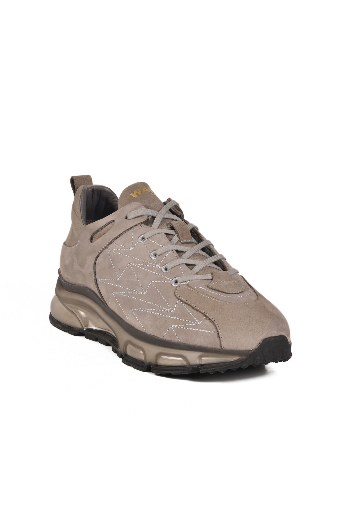 Gri Bağcıklı Hakiki Deri Erkek Spor Ayakkabı 2623 M - Görsel 4