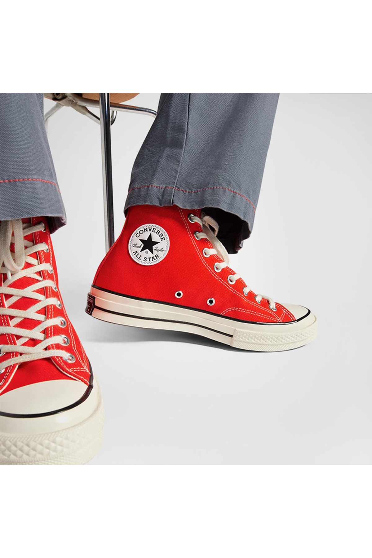 Chuck 70 Hi Kırmızı Sneaker - Görsel 5