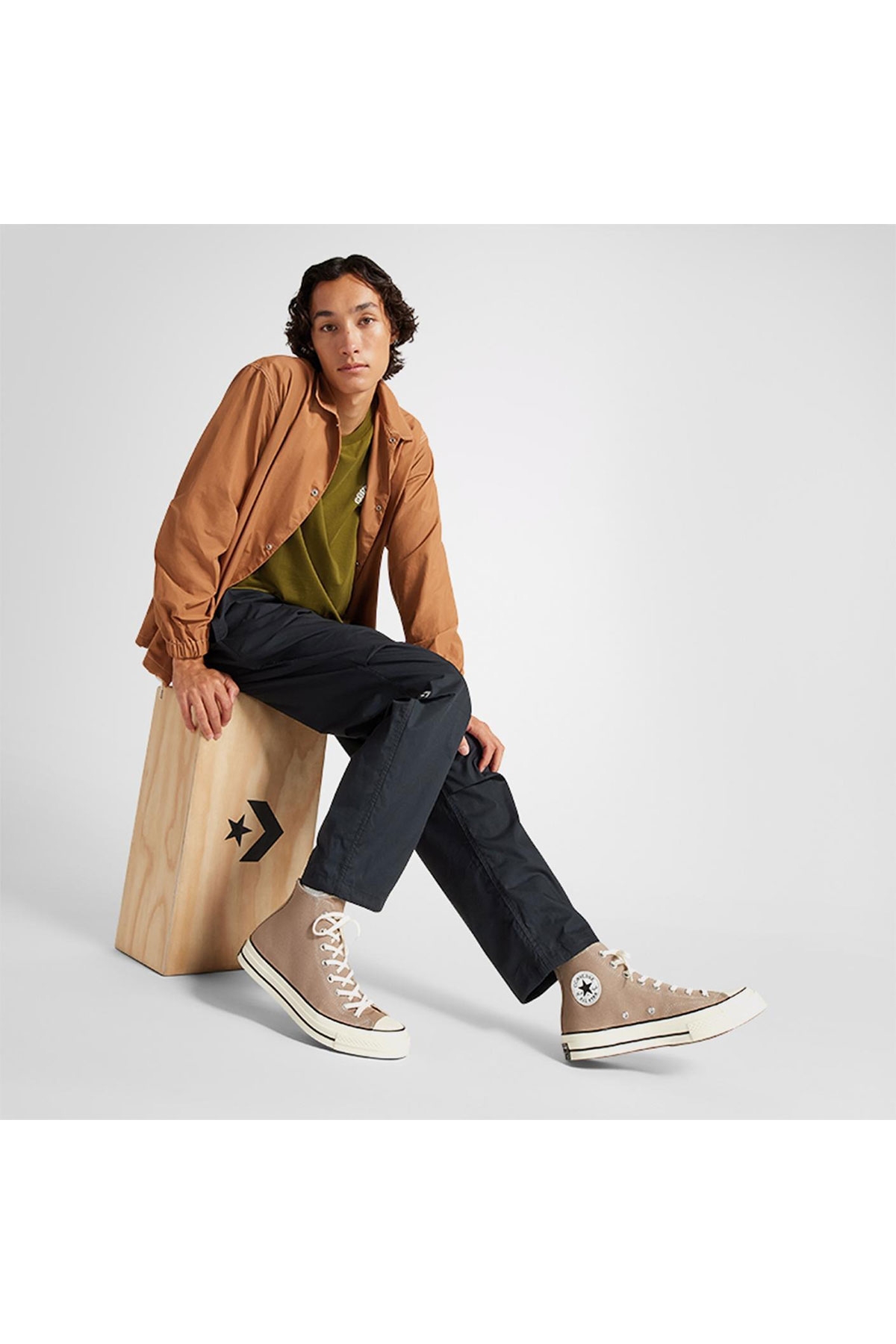 Chuck 70 Hi Bej Sneaker - Görsel 4