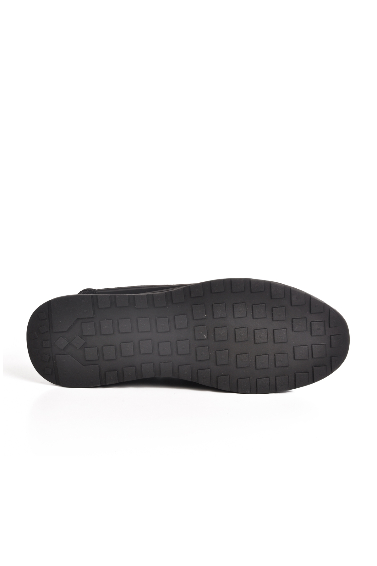 Siyah Lastik Bağcıklı Erkek Sneaker 25K582 M - Görsel 6