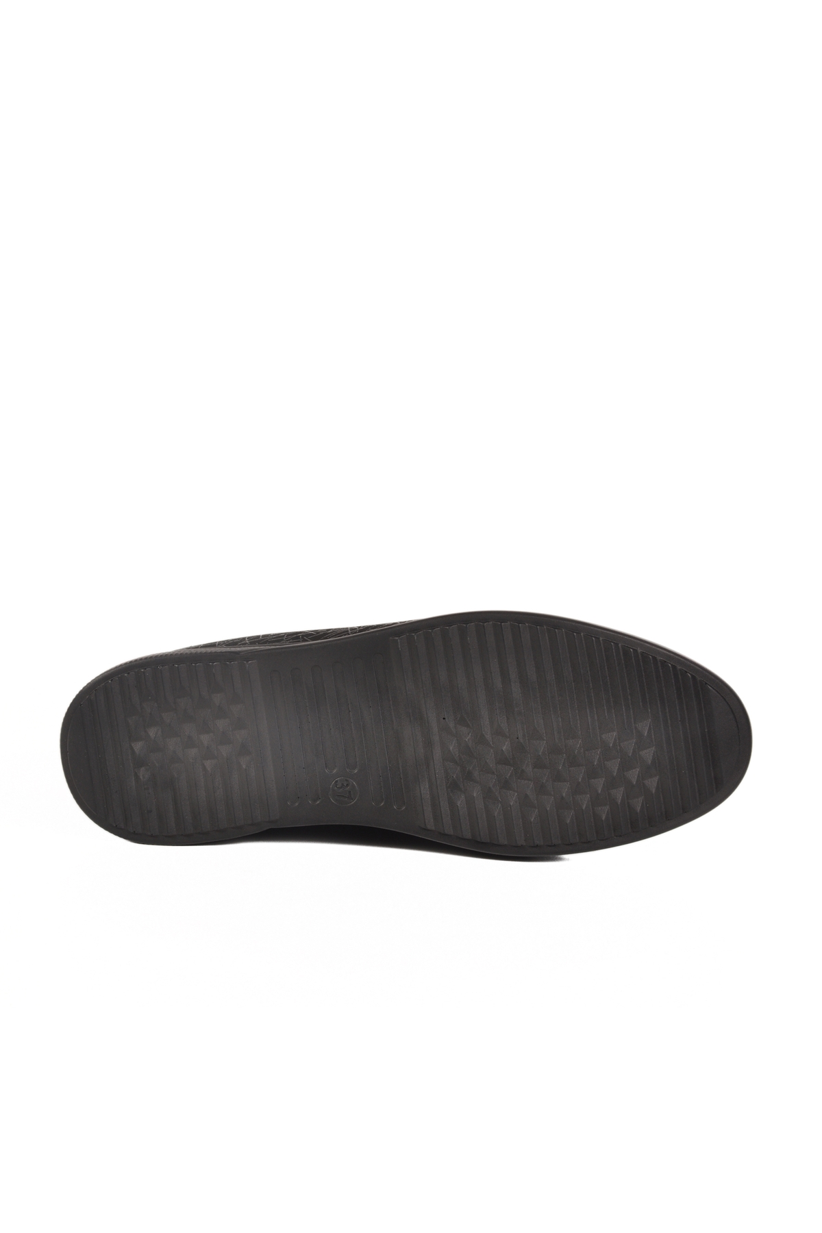 Siyah Hakiki Deri Ortopedik Kadın Casual Ayakkabı 3515 Z - Görsel 6