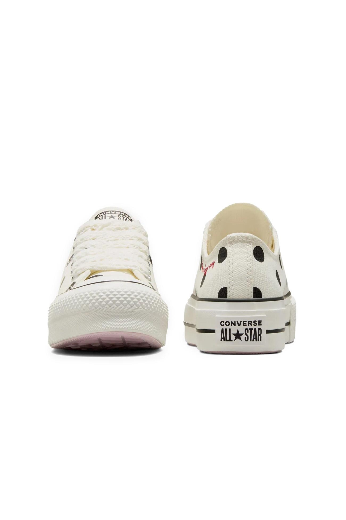 A10689C Chuck Taylor All Star Lift Ayakkabı Krem - Görsel 5