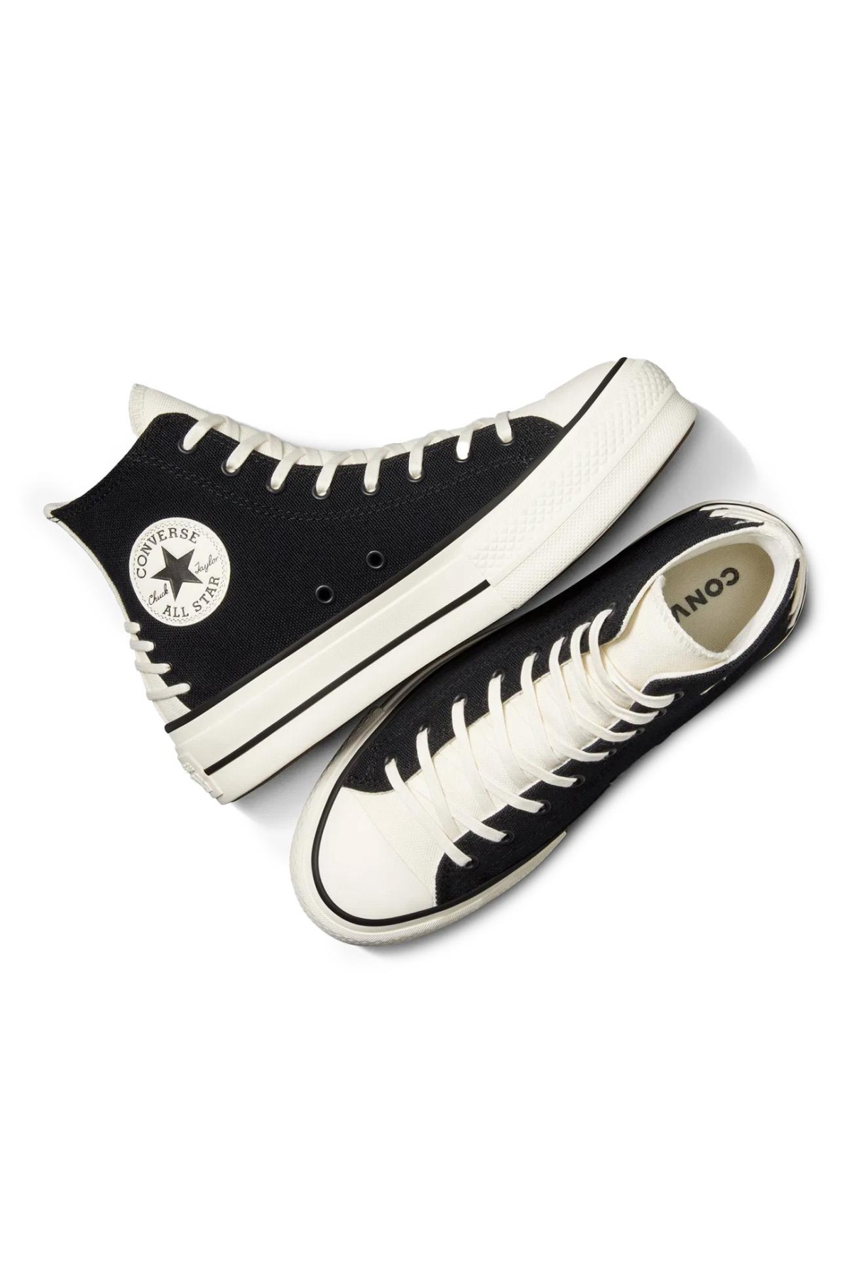 A12552C Chuck Taylor All Star Lift Ayakkabı Siyah - Görsel 6