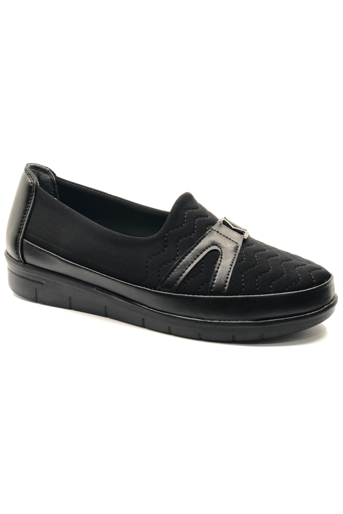 Berfilla Dr.Tavsiyeli İçi %100 Deri Anne Kadın Babet Ayakkabı - Görsel 2