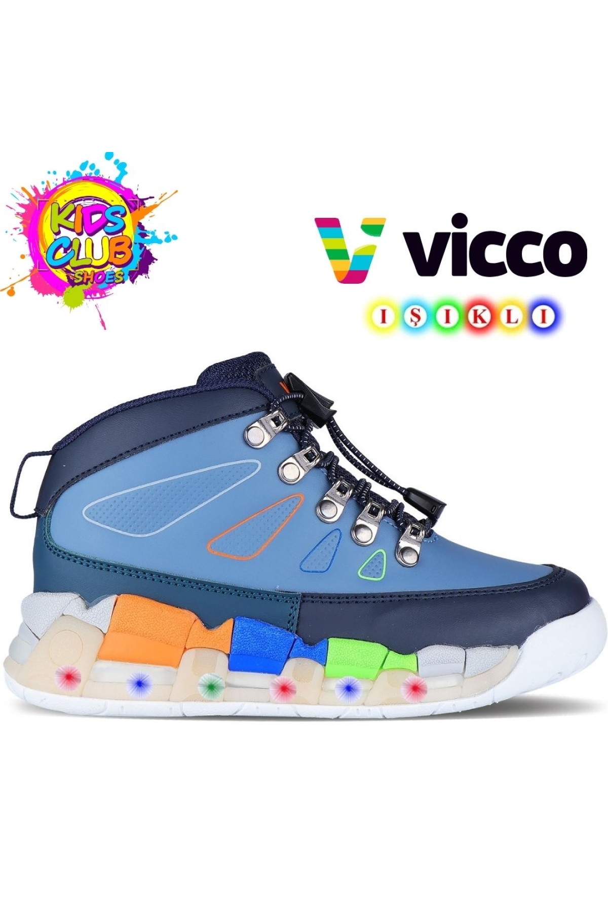 Ellen Phylon Kauçuk Taban Ortopedik Işıklı Çocuk Bot - Görsel 4