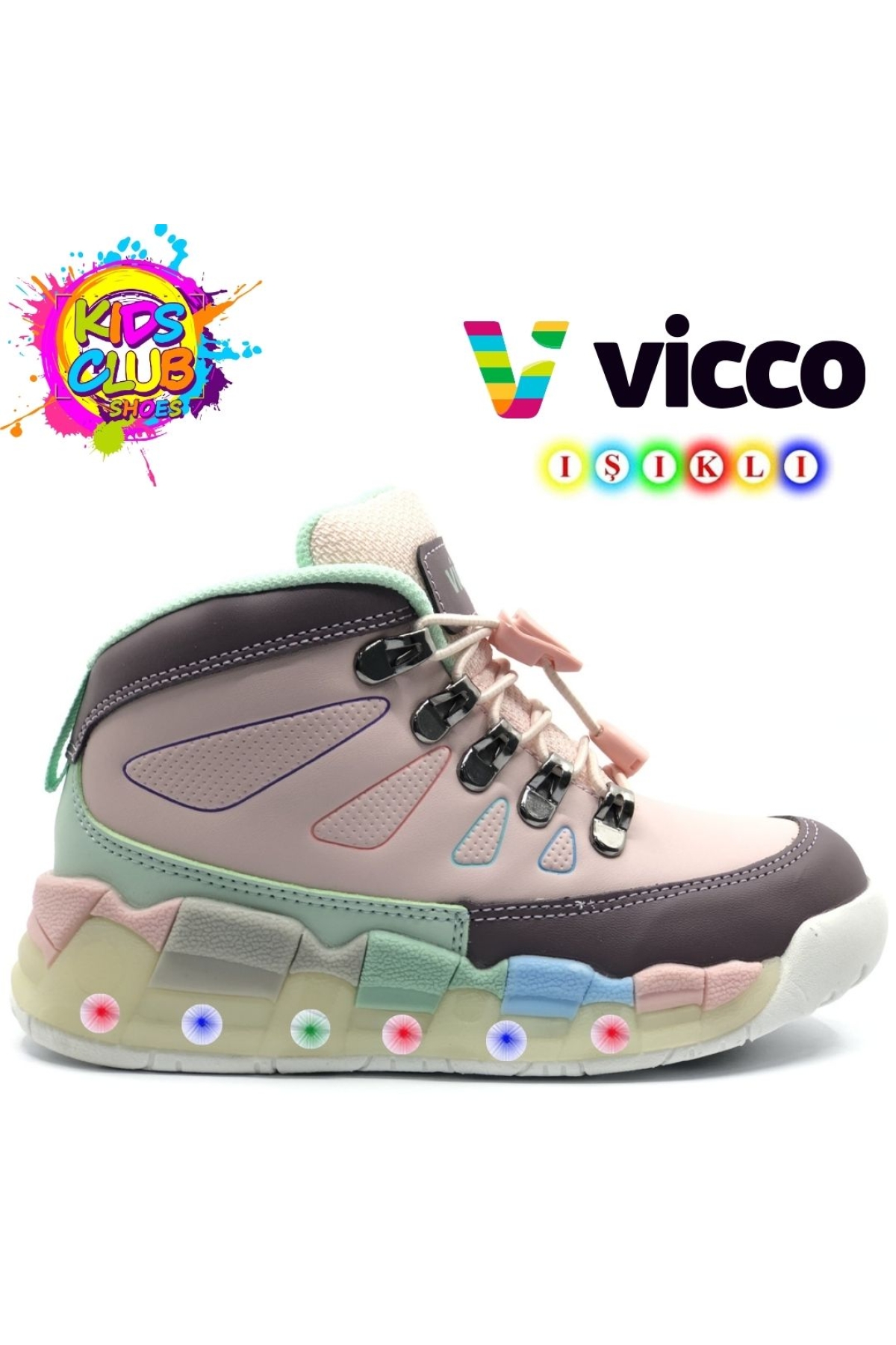 Ellen Phylon Kauçuk Taban Ortopedik Işıklı Çocuk Bot - Görsel 3