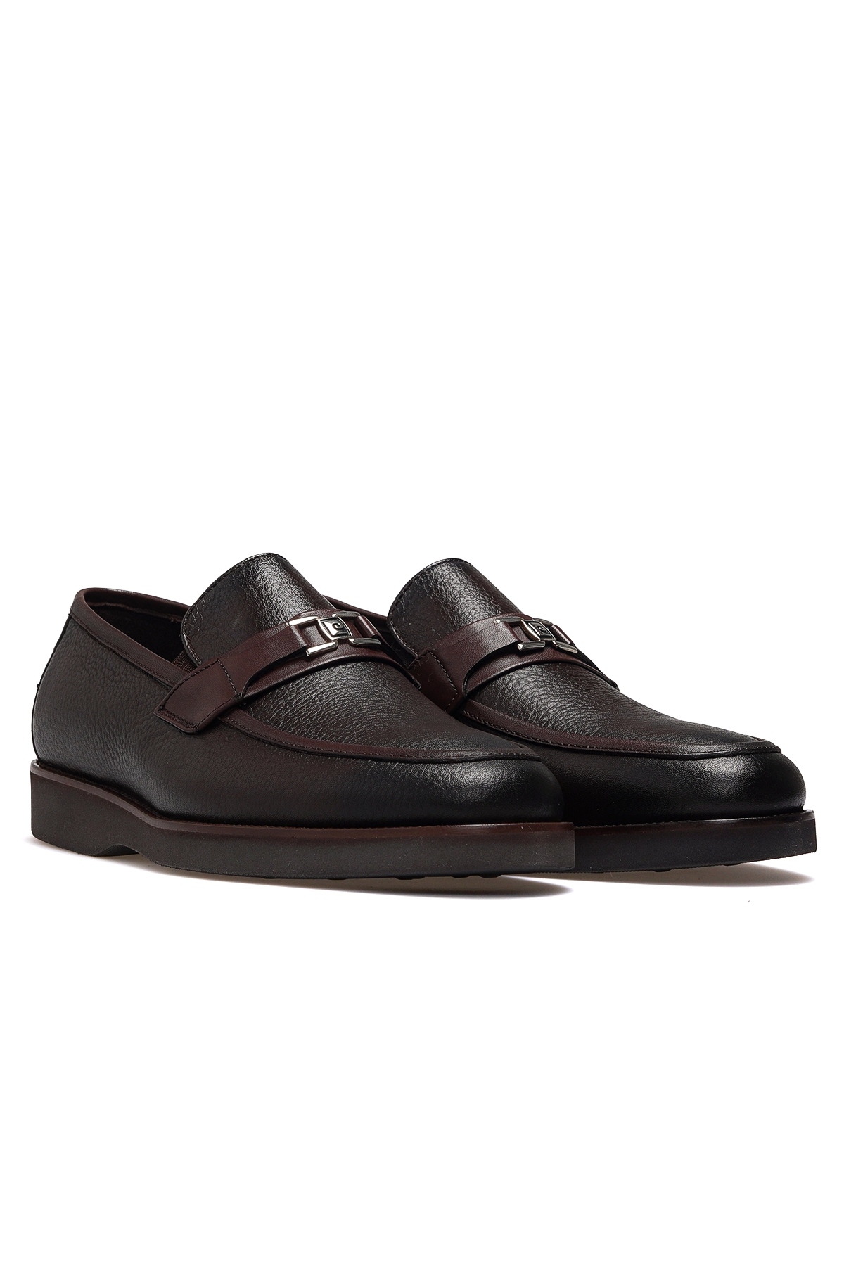 Erkek Hakiki Deri Loafer Hafif Ayakkabı 25k 119569 M Kahve - Görsel 6