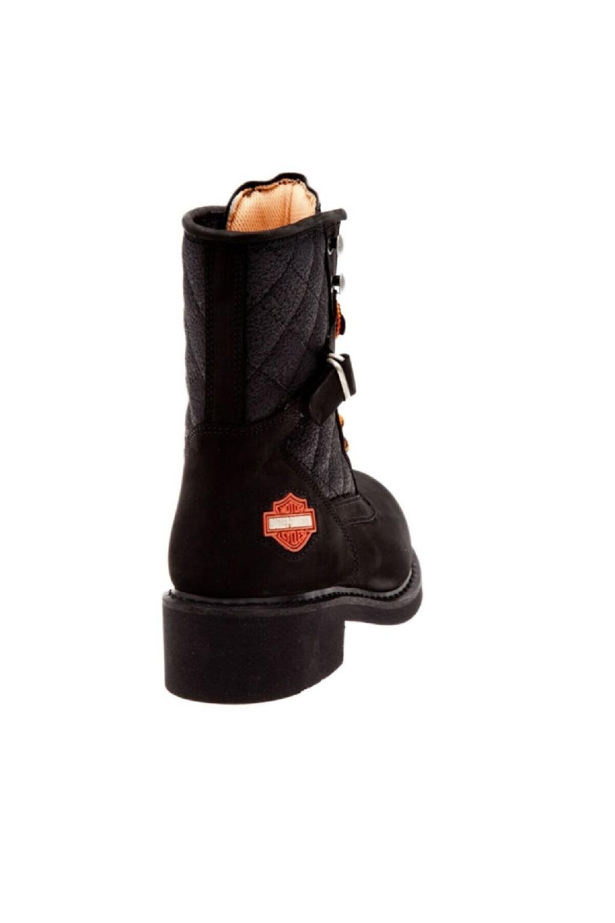 New Worker Kadın Bot Siyah Nubuk - Görsel 6