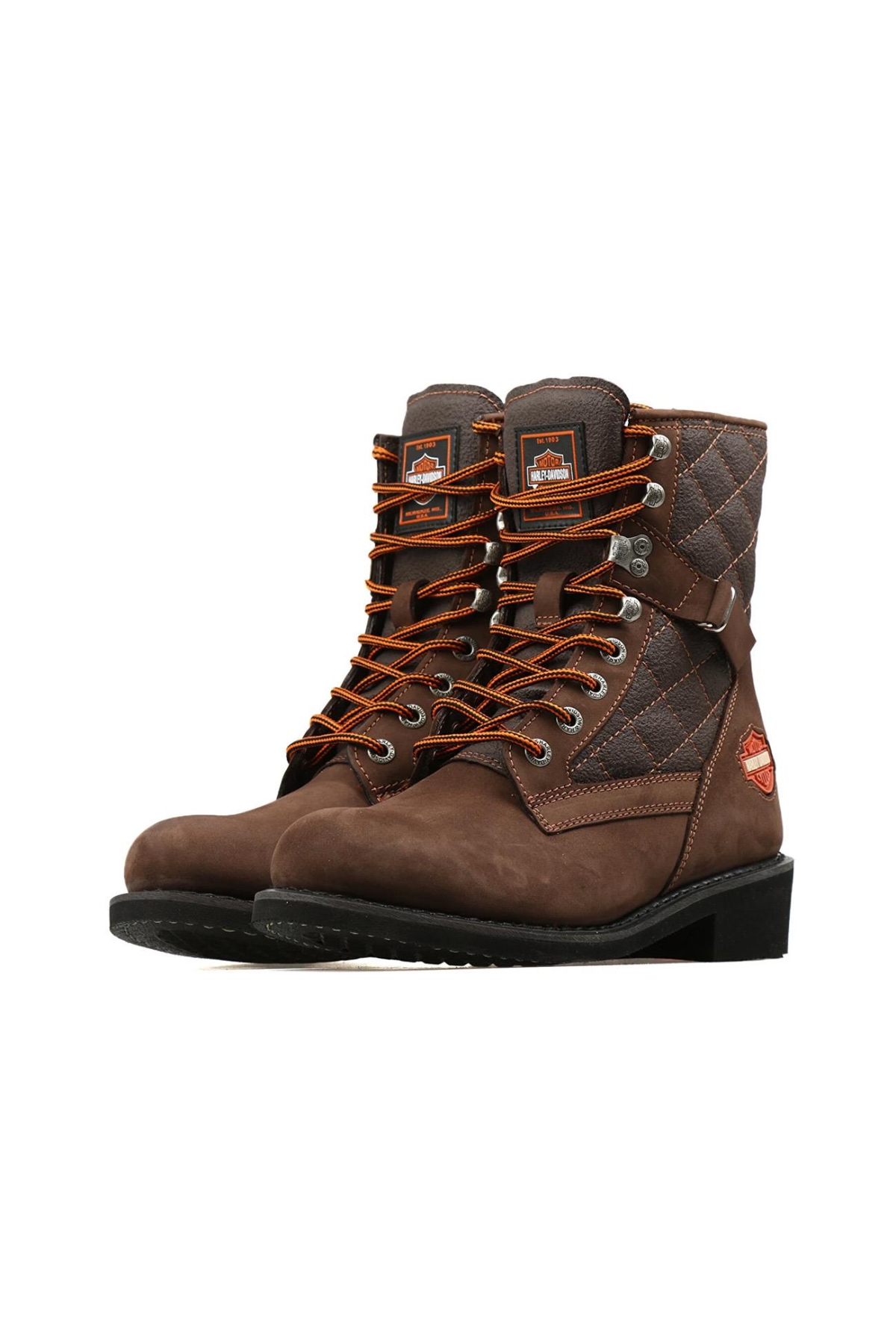 New Worker Kadın Bot Kahverengi - Görsel 4