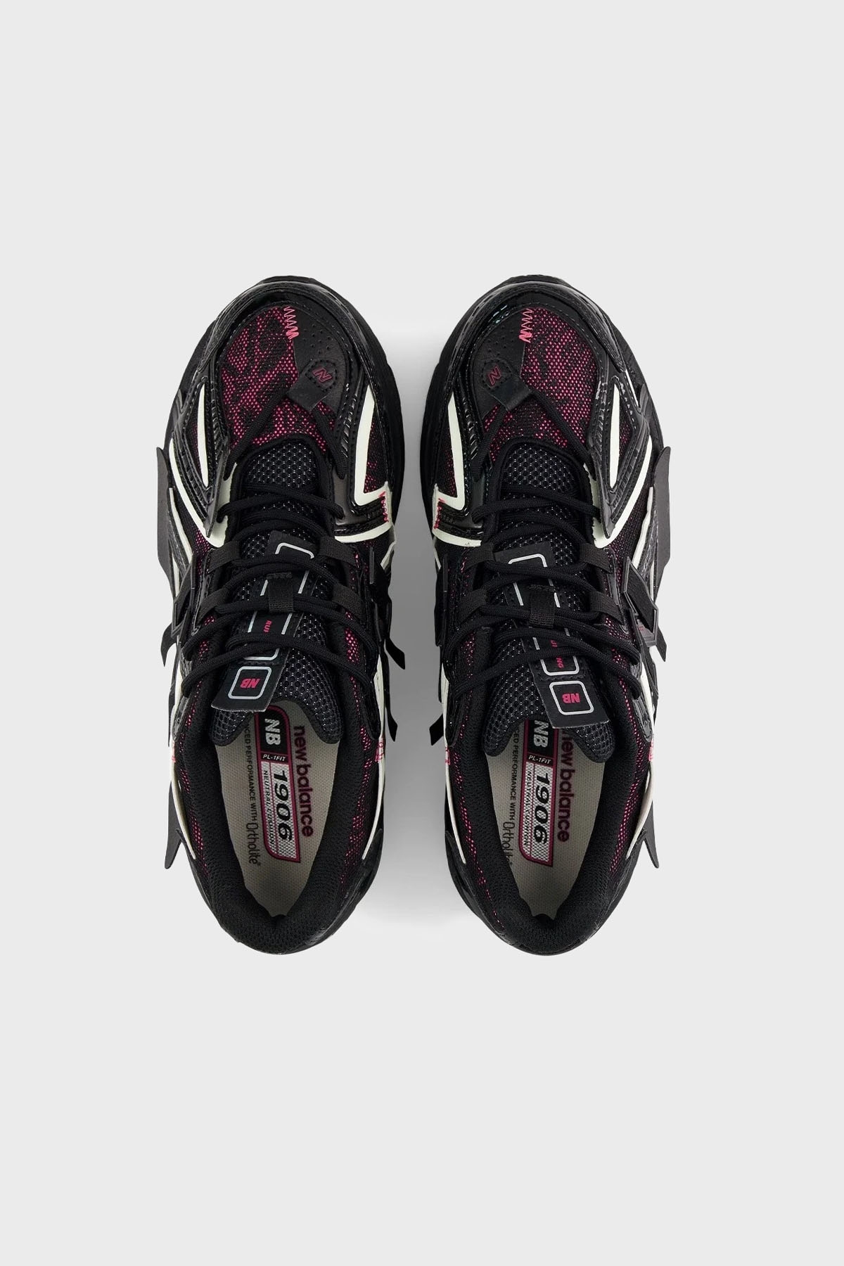 Unisex Ayakkabı U1906AD Siyah-Fuşya - Görsel 4