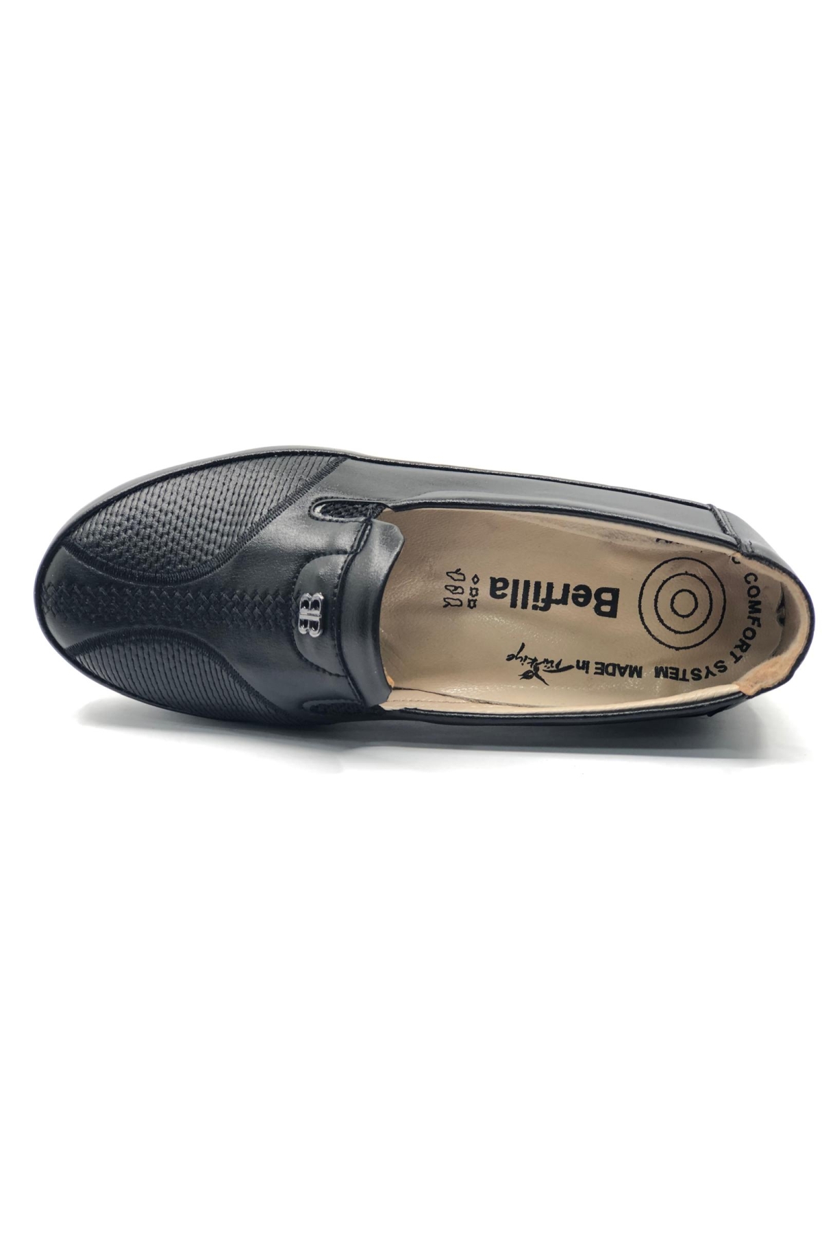 Berfilla Dr.Tavsiyeli İçi %100 Deri Anne Kadın Babet Ayakkabı - Görsel 6