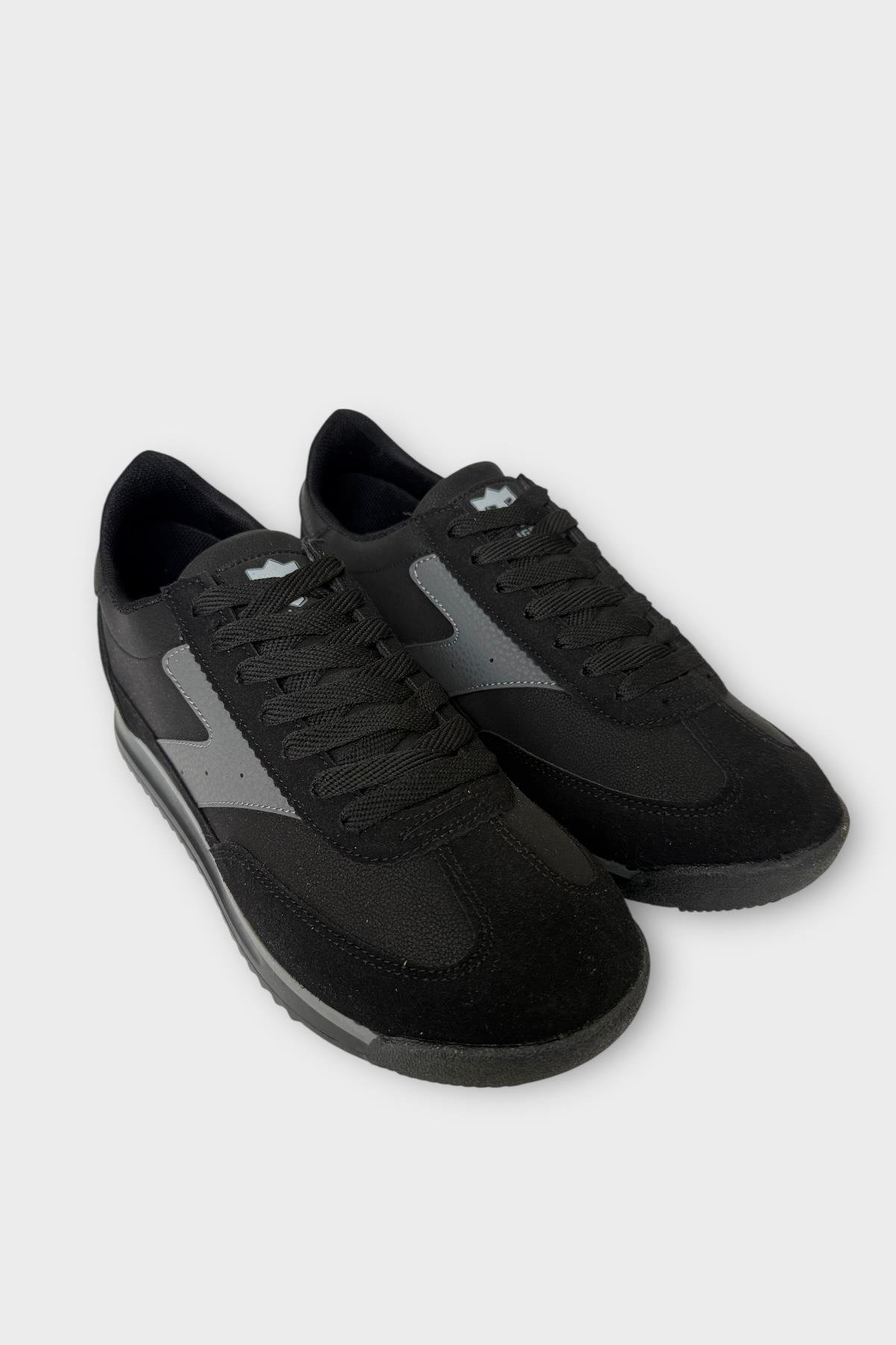 Erkek Günlük Hafif Rahat Taban Sneaker Ayakkabı SİYAH - Görsel 5