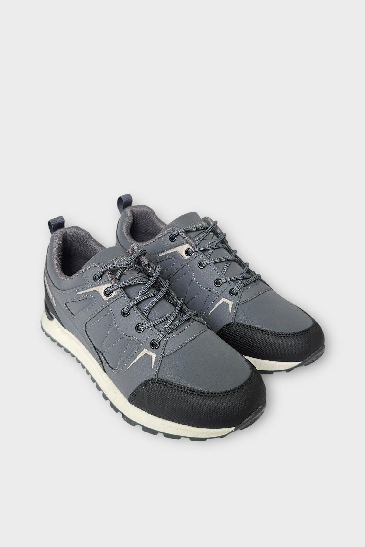 Erkek 4 Mevsim Rahat Comfort Spor Ayakkkabı FÜME - Görsel 6