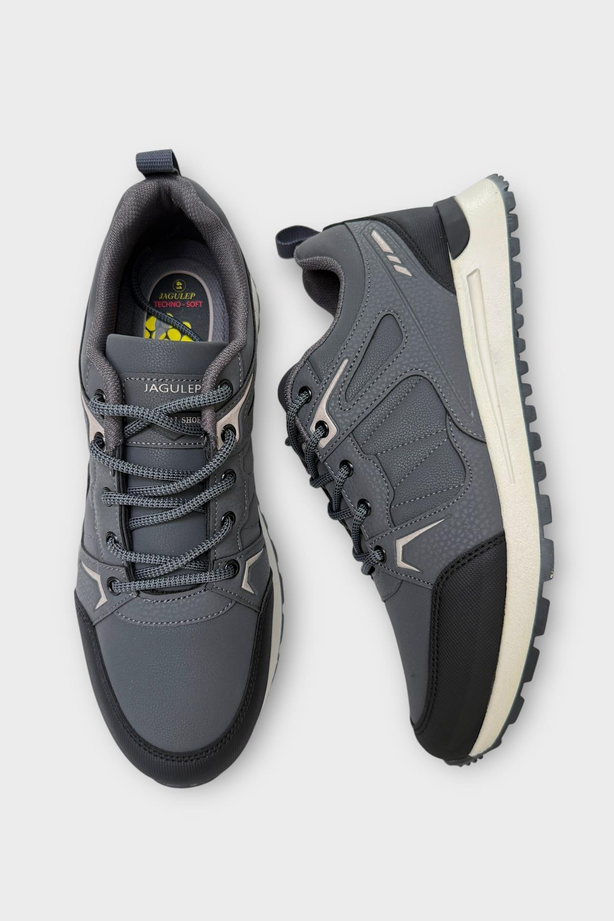 Erkek 4 Mevsim Rahat Comfort Spor Ayakkkabı FÜME - Görsel 7