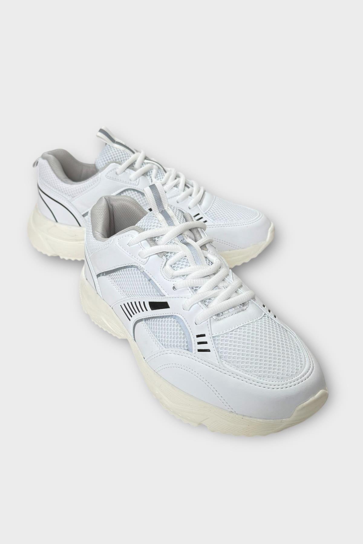 Erkek Airfile Hafif Comfort Koşu Yürüyüş Spor Ayakkabı BEYAZ - Görsel 3