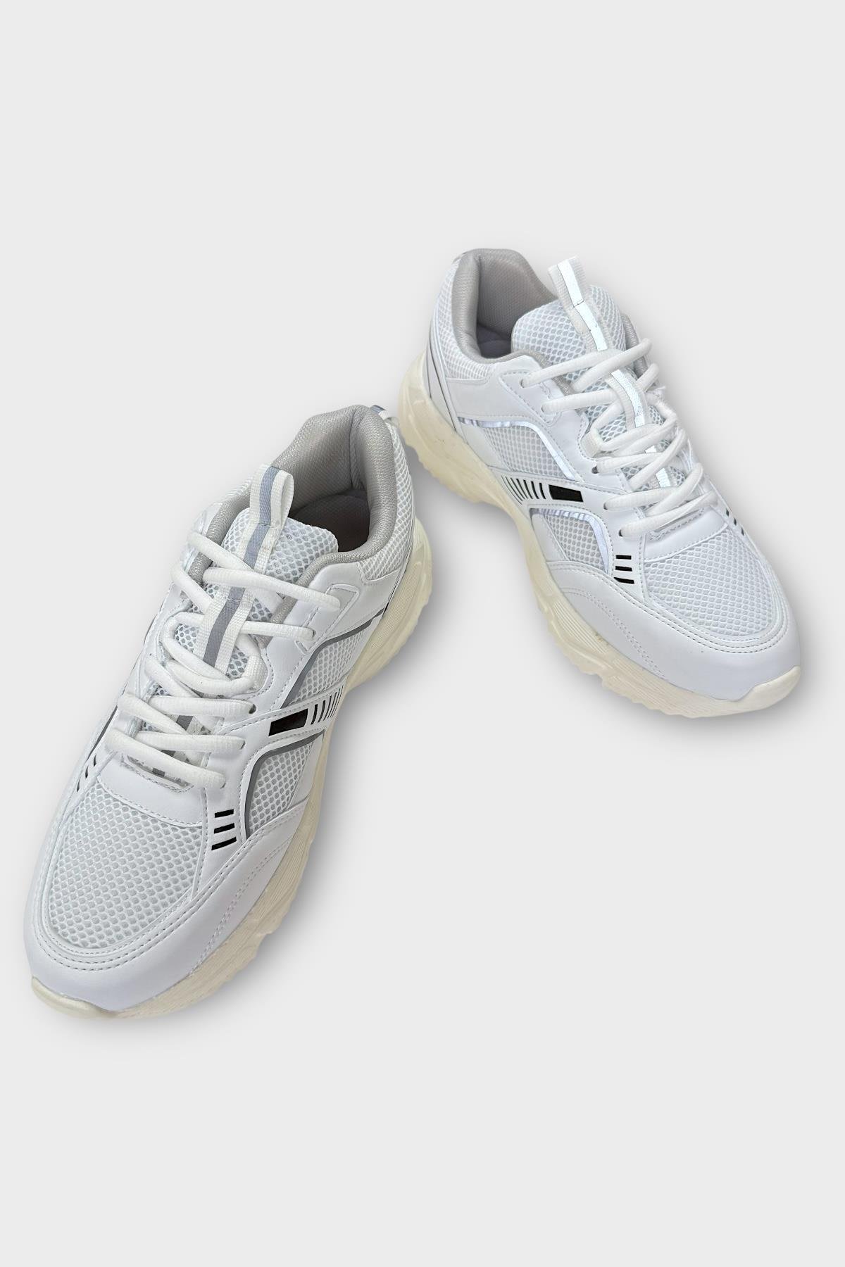 Erkek Airfile Hafif Comfort Koşu Yürüyüş Spor Ayakkabı BEYAZ - Görsel 4