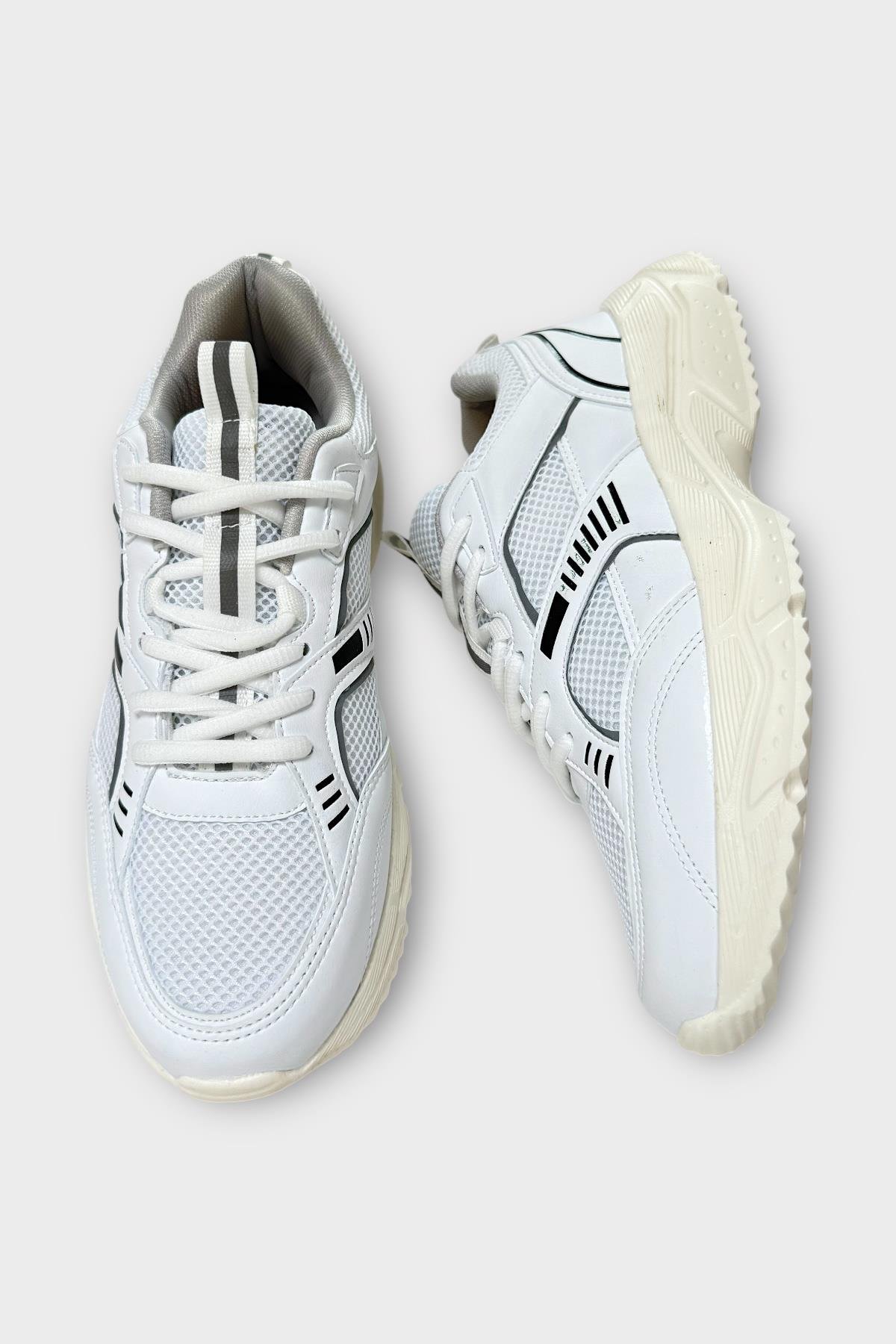 Erkek Airfile Hafif Comfort Koşu Yürüyüş Spor Ayakkabı BEYAZ - Görsel 7