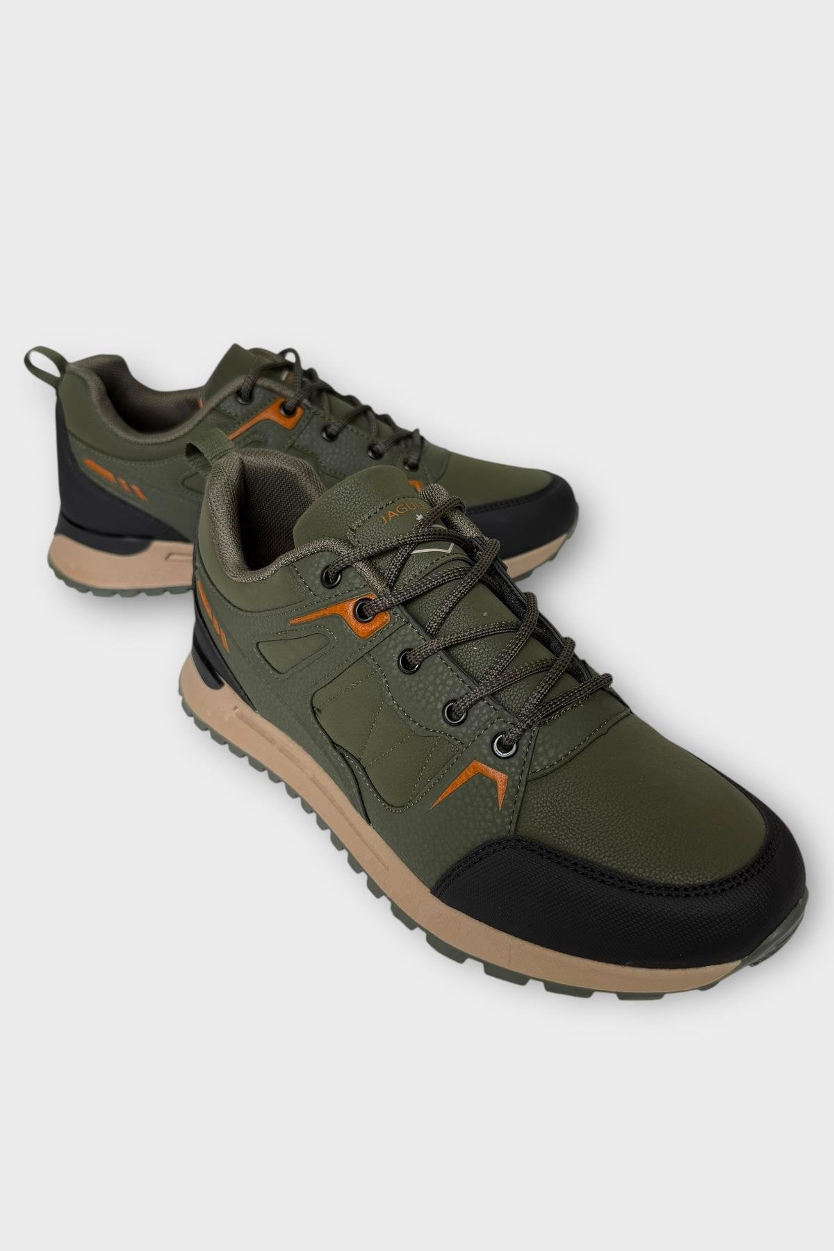 Erkek 4 Mevsim Rahat Comfort Spor Ayakkkabı HAKİ - Görsel 3