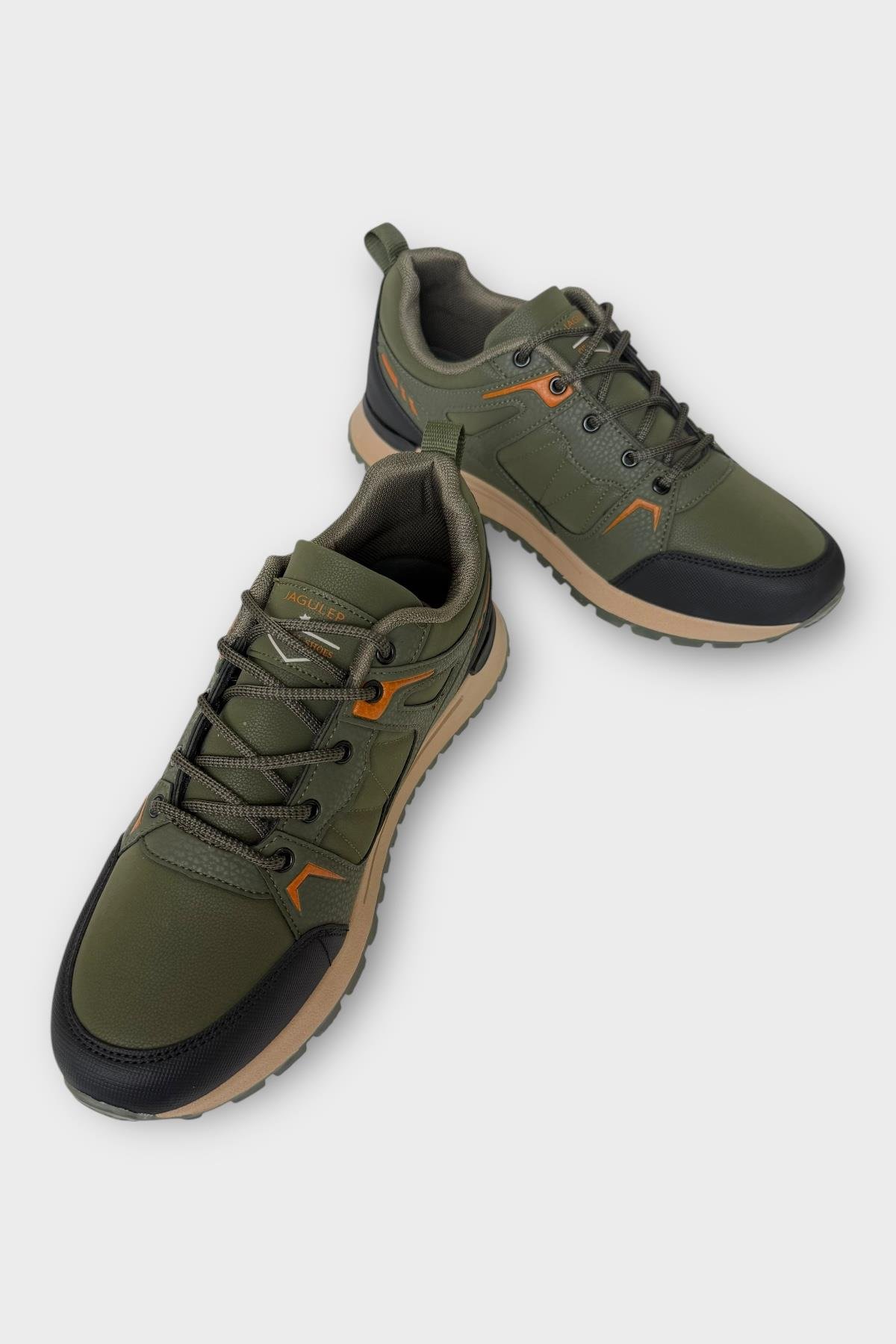 Erkek 4 Mevsim Rahat Comfort Spor Ayakkkabı HAKİ - Görsel 4