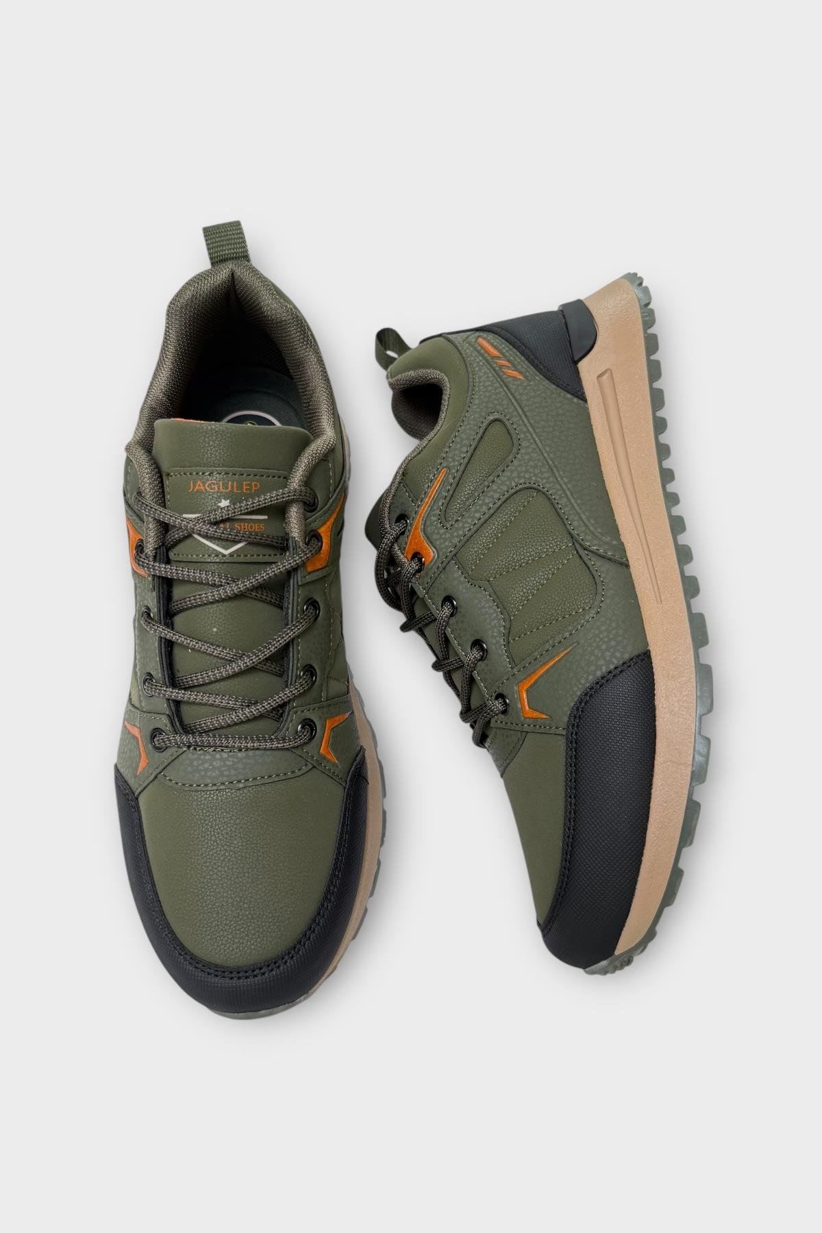 Erkek 4 Mevsim Rahat Comfort Spor Ayakkkabı HAKİ - Görsel 7