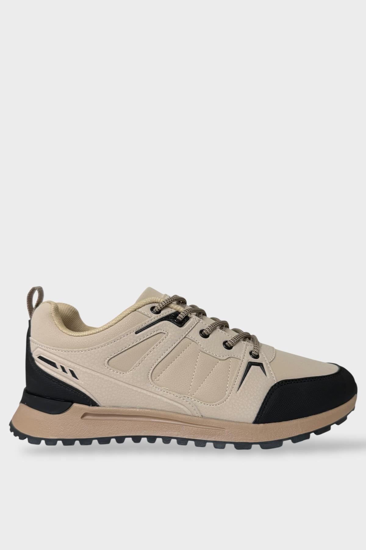 Erkek 4 Mevsim Rahat Comfort Spor Ayakkkabı BEJ - Görsel 2
