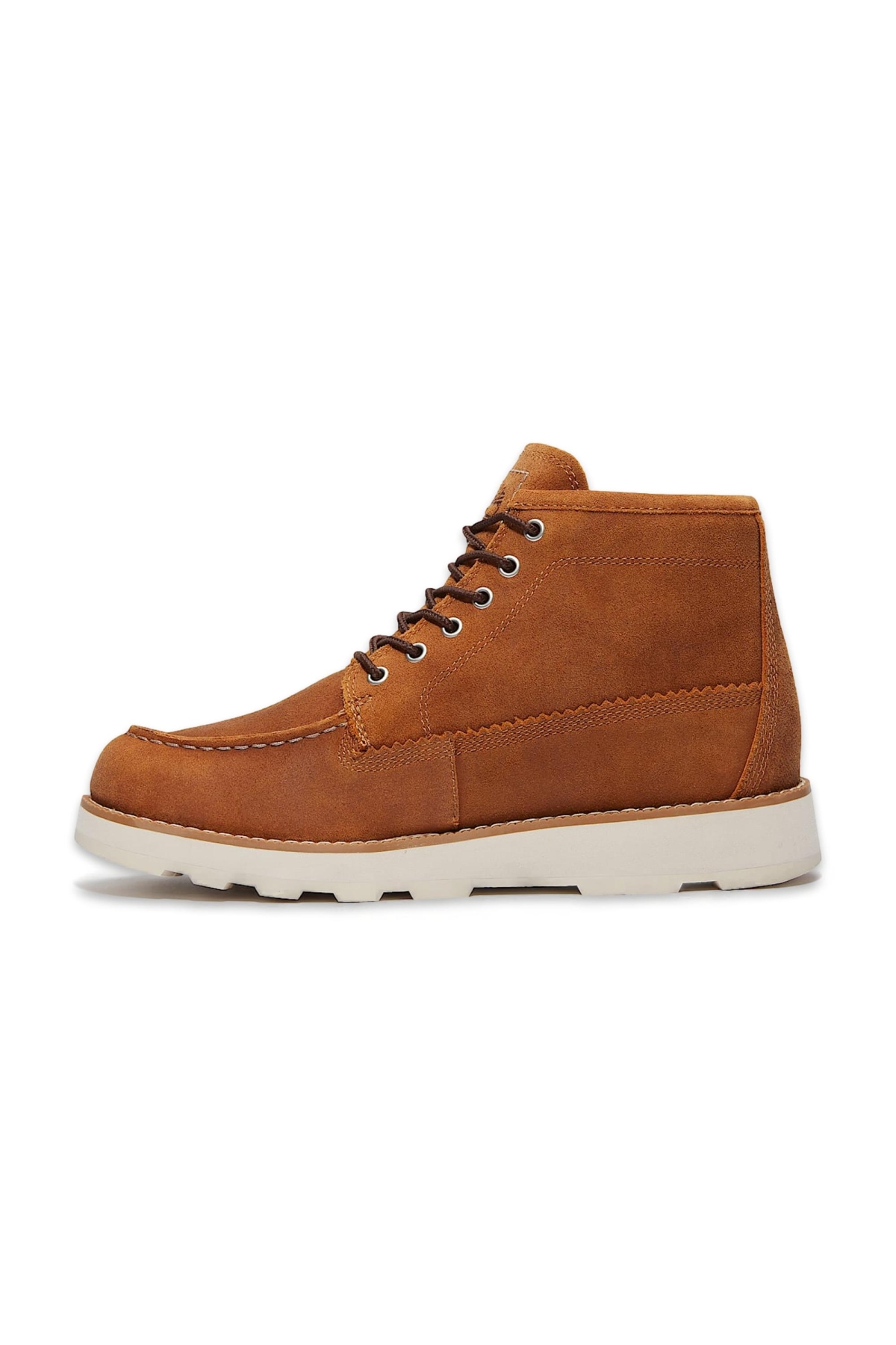 Tb0A6Cep Britton Mills Mid Lace Up Chukka Boot Camel Erkek Bot - Görsel 3