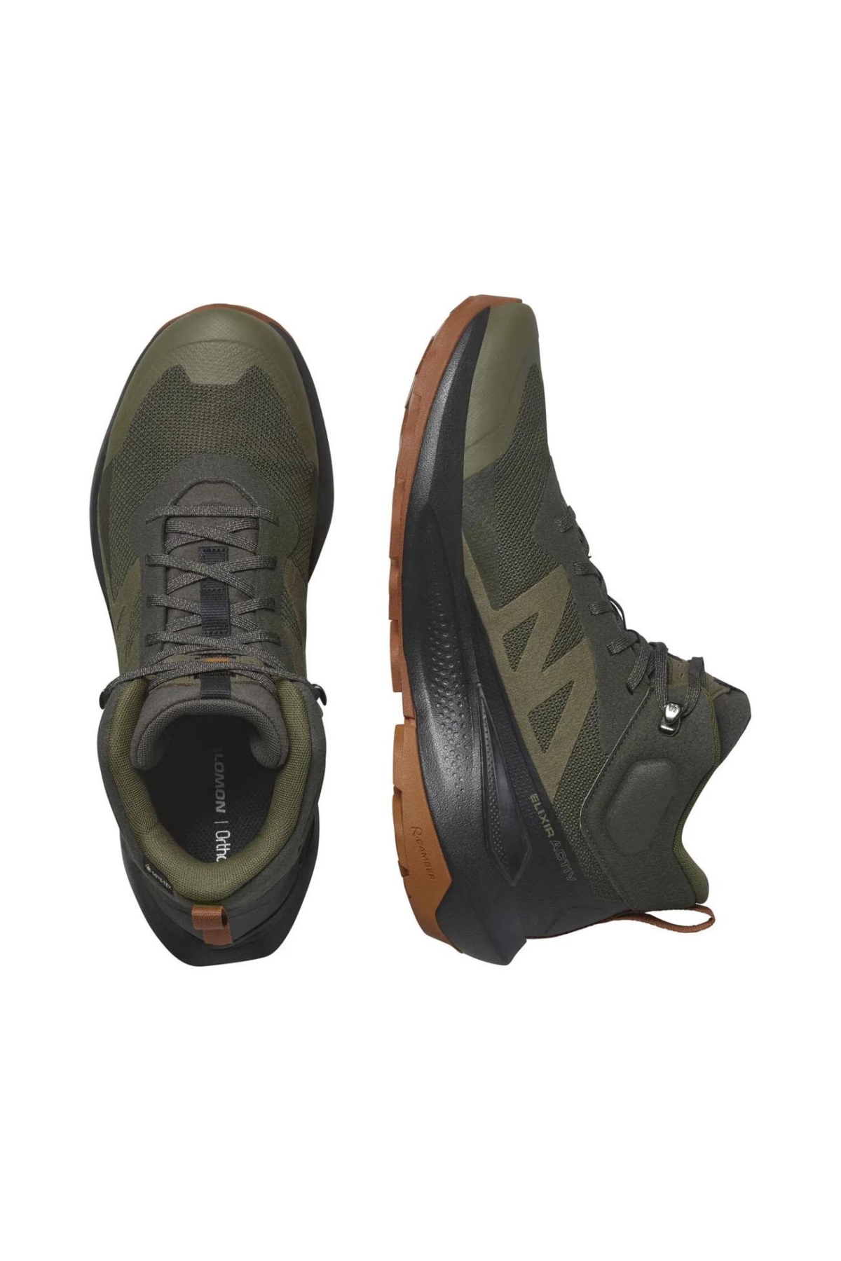 L47560300 Elixir Activ Mid Gtx Outdoor Ayakkabı Haki - Görsel 5