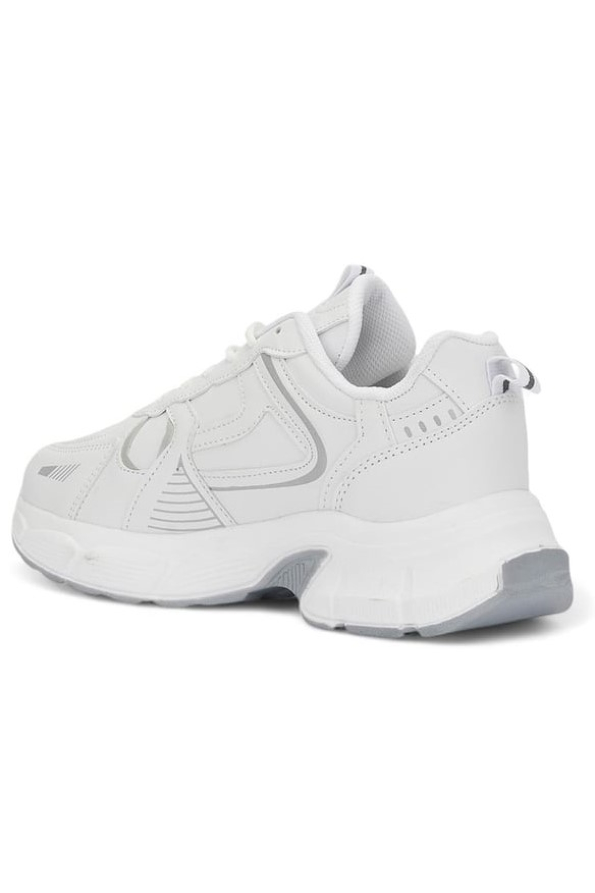 7450-Cilt Kalın Taban Sneaker Unisex Spor Ayakkabı - Görsel 5