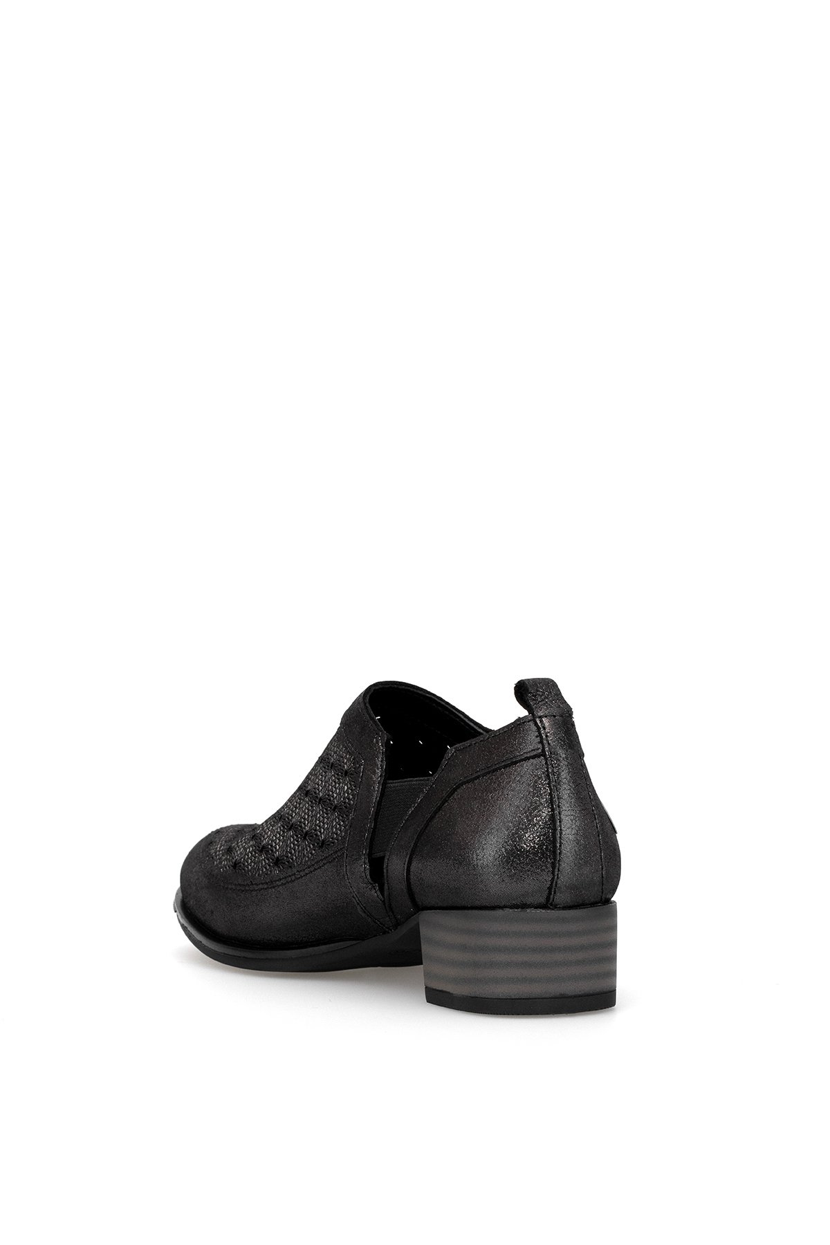 D25YA-7360 Kadın Hakiki Deri Casual Ayakkabı Platin - Görsel 5