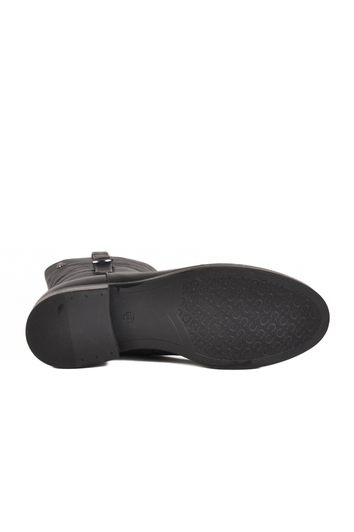 Siyah İçi Polarlı Hakiki Deri Kadın Bot 2552701K Z - Görsel 6