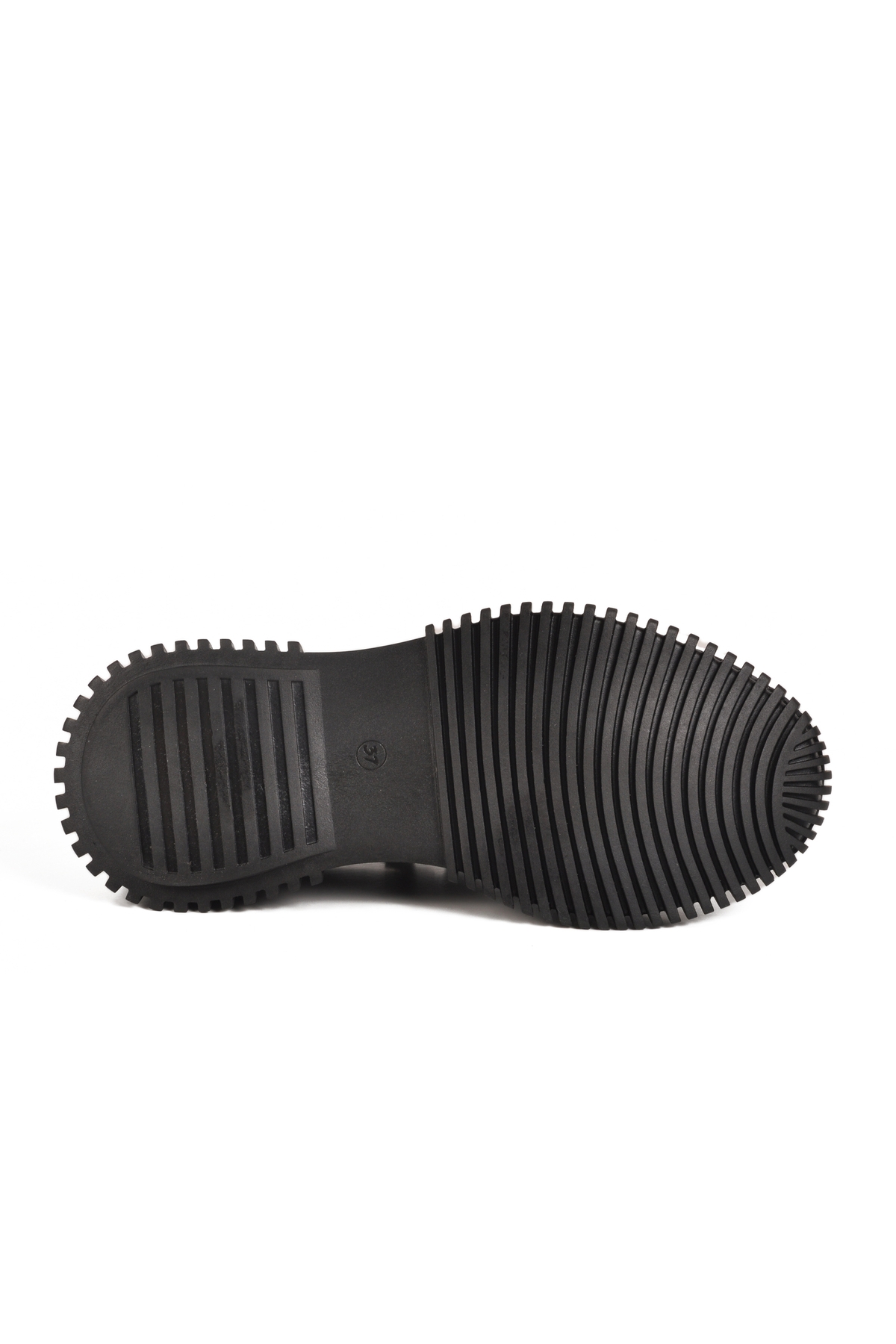 Siyah Nubuk Hakiki Deri Kadın Casual Ayakkabı 25405003K Z - Görsel 6