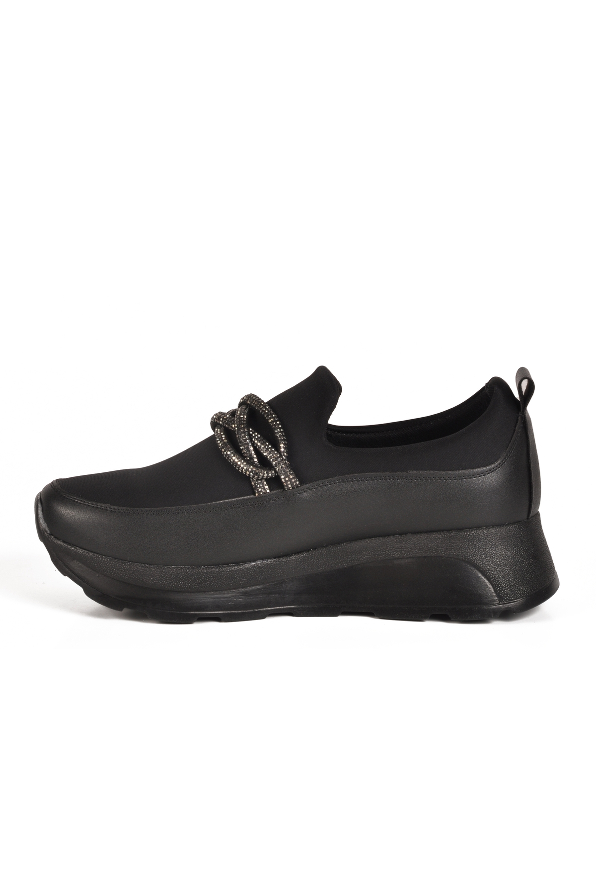 Siyah Bağcıksız Hafif Kadın Casual Ayakkabı 1702 Z - Görsel 3