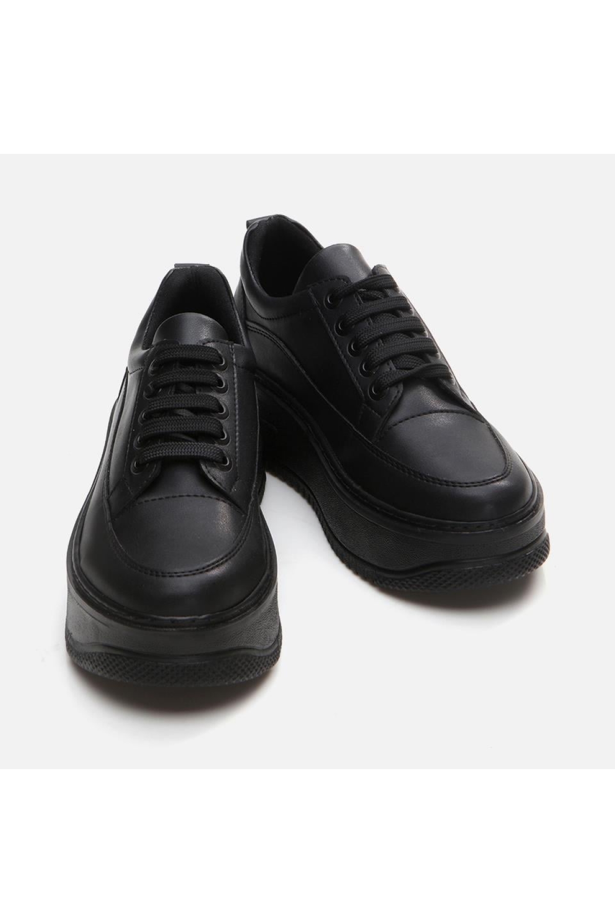 Siyah Kadın Spor Ayakkabı - Görsel 4
