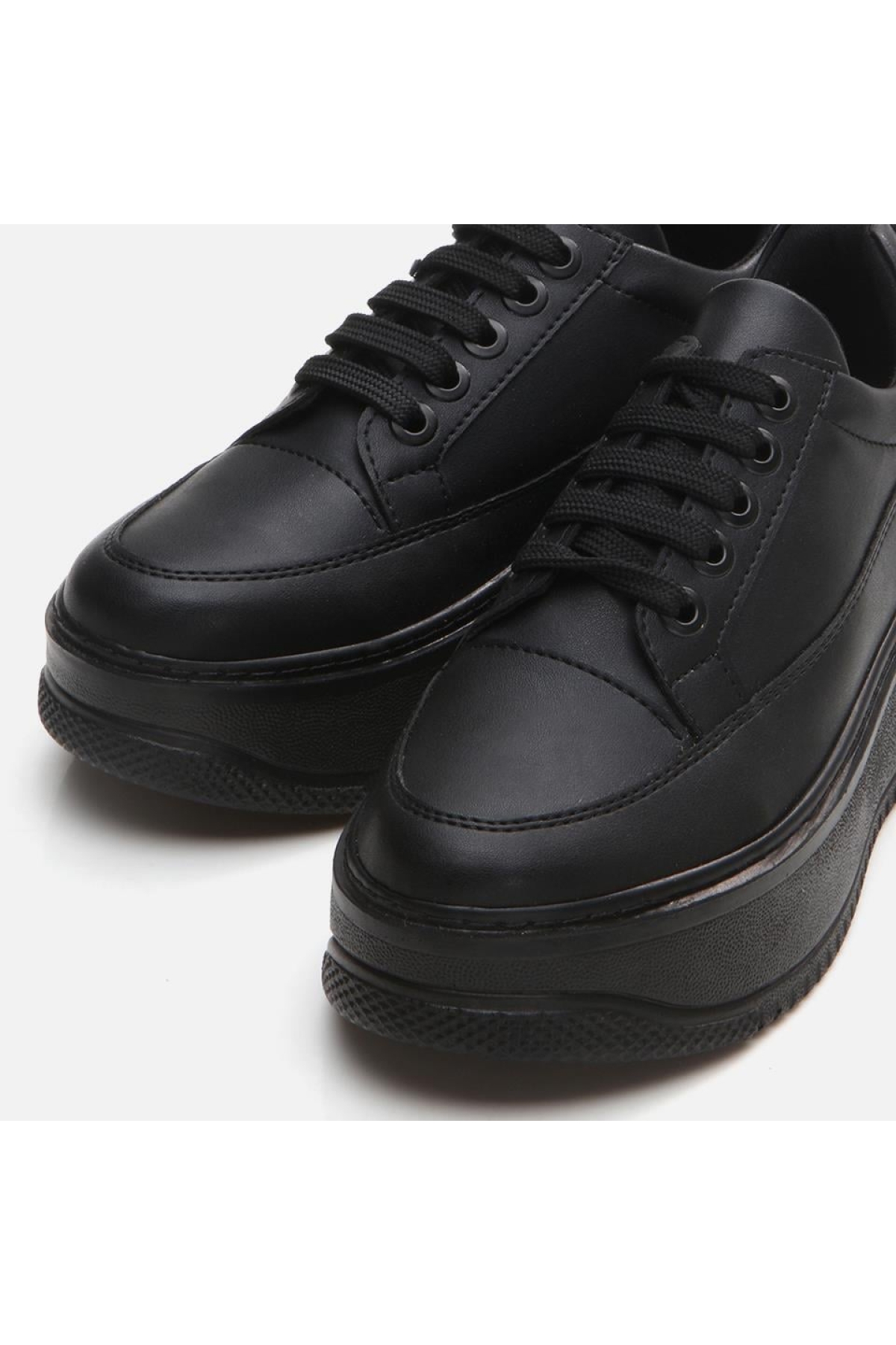 Siyah Kadın Spor Ayakkabı - Görsel 5