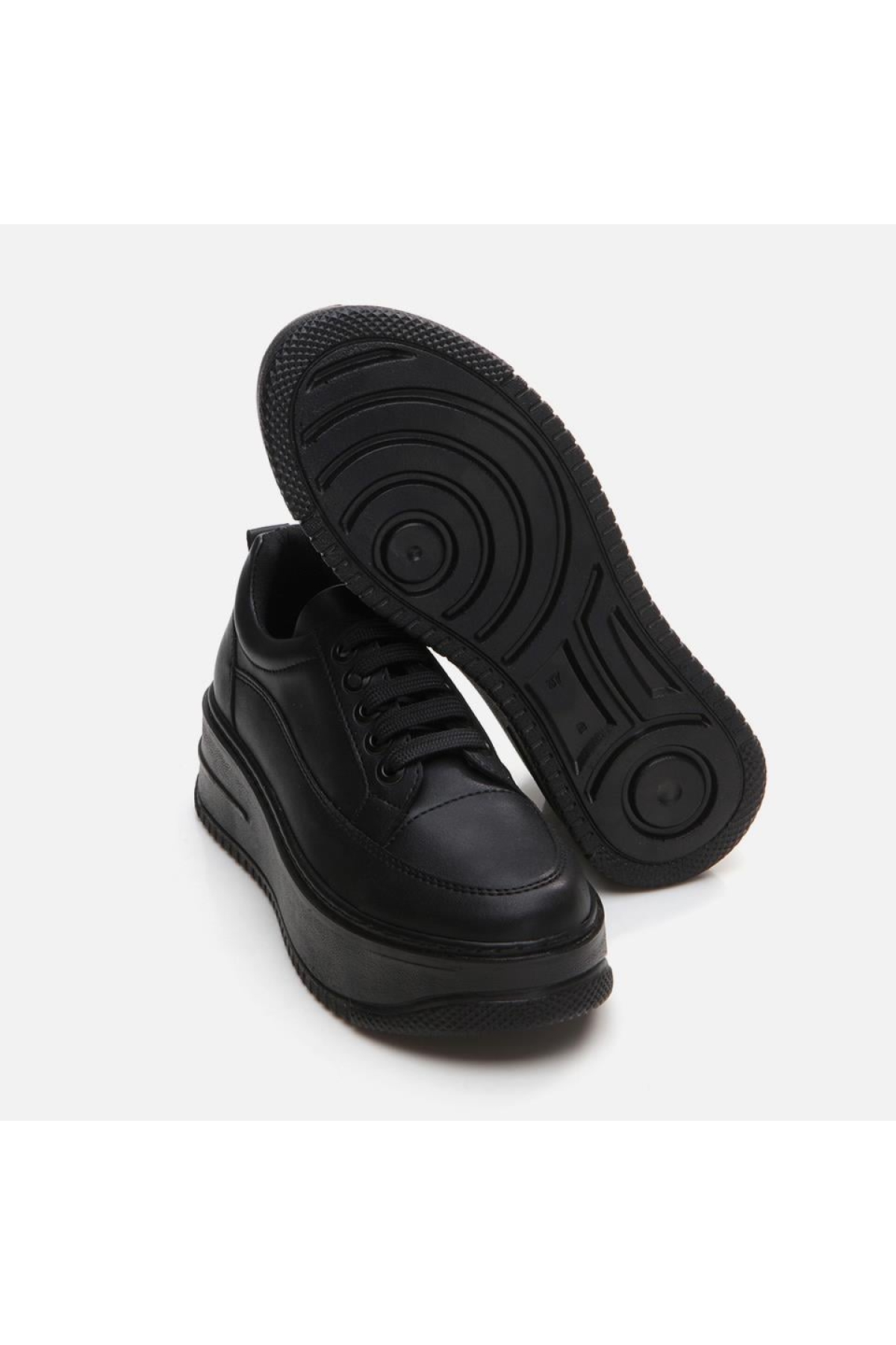 Siyah Kadın Spor Ayakkabı - Görsel 7