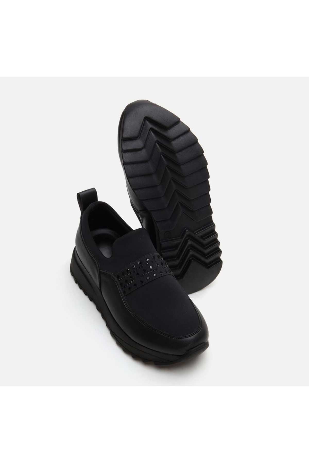 Siyah Kadın Günlük Ayakkabı - Görsel 3