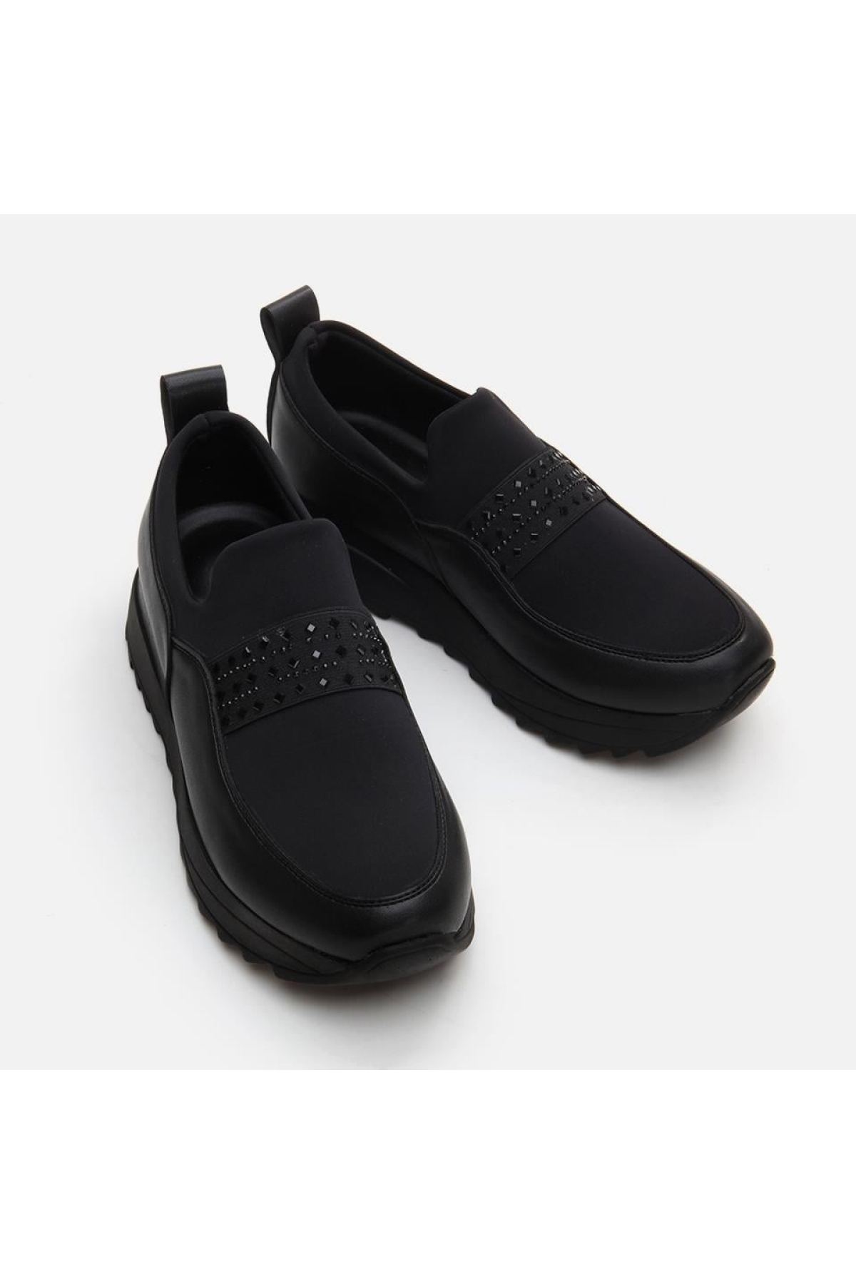 Siyah Kadın Günlük Ayakkabı - Görsel 4