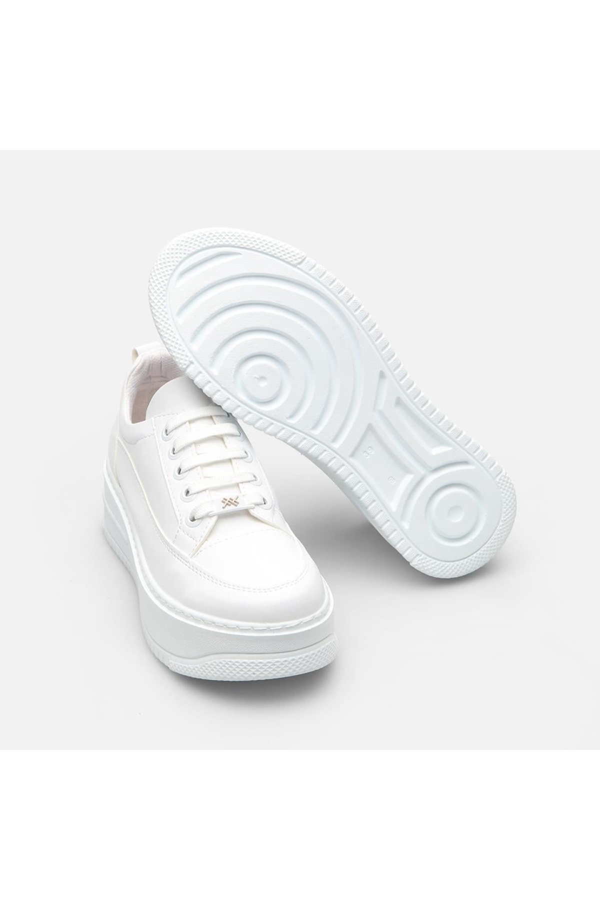 Beyaz Kadın Günlük Ayakkabı - Görsel 6