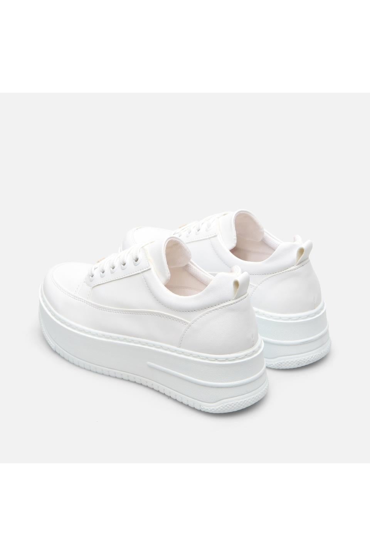Beyaz Kadın Günlük Ayakkabı - Görsel 8
