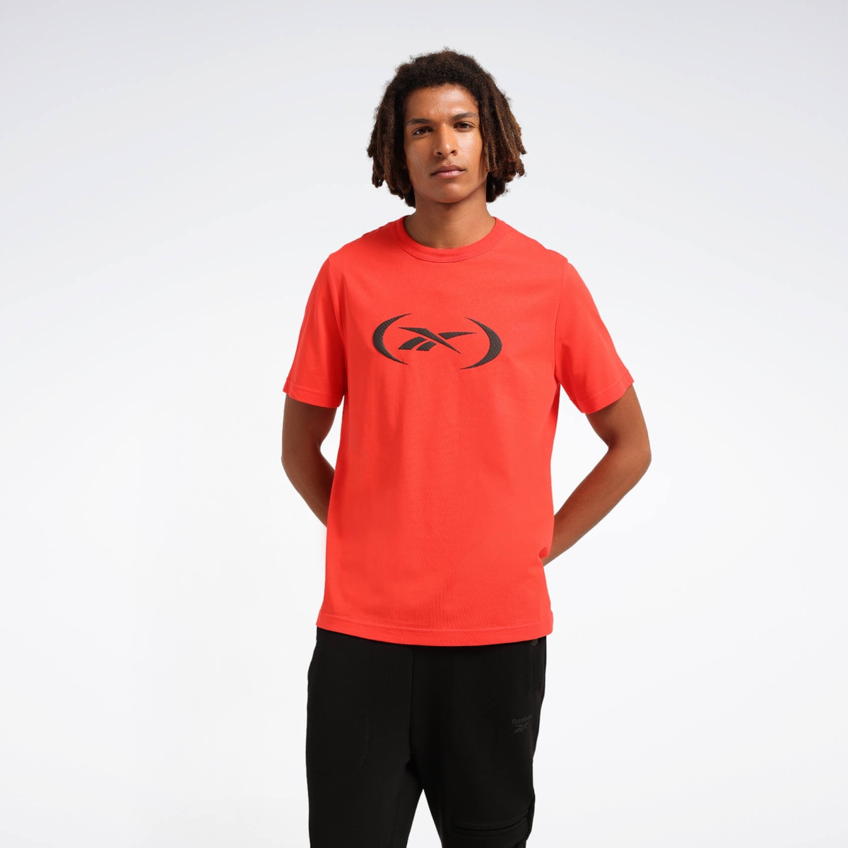 Reebok BASKETBALL T-SHIRT Kırmızı Erkek Kısa Kol T-Shirt