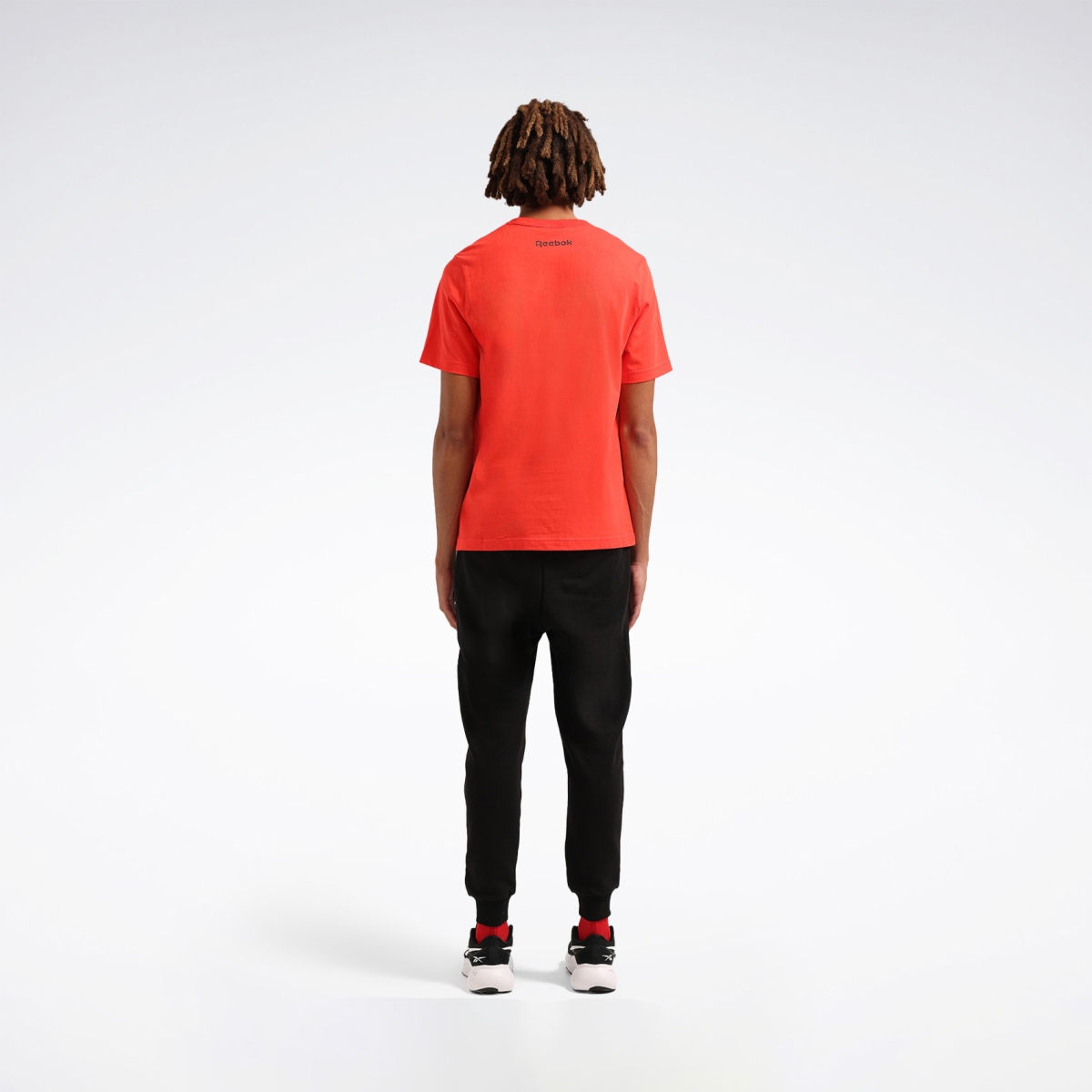 Reebok BASKETBALL T-SHIRT Kırmızı Erkek Kısa Kol T-Shirt