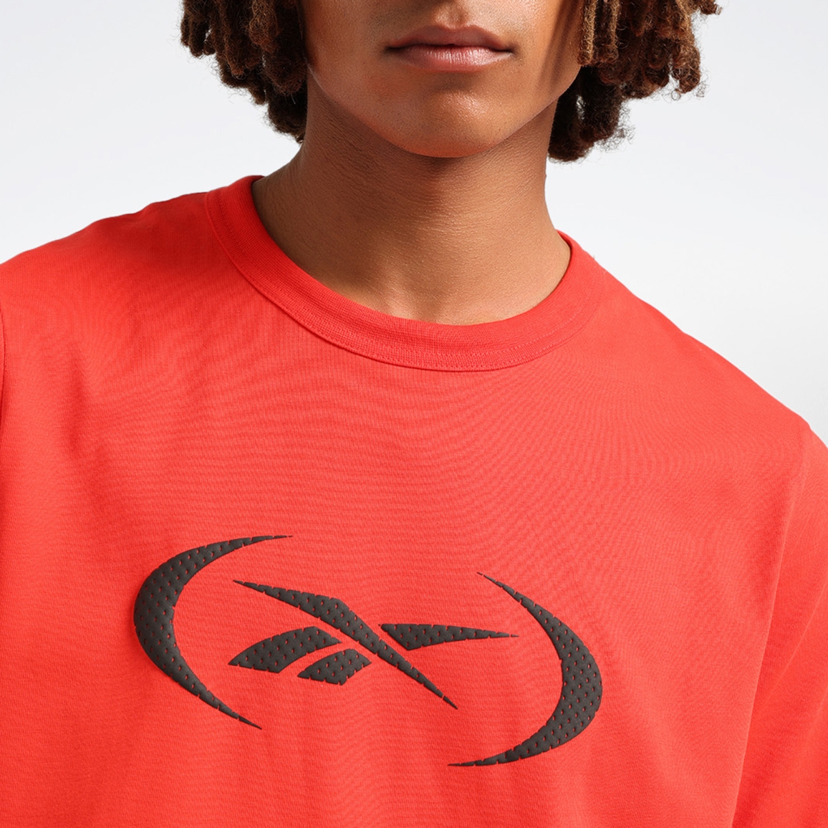 Reebok BASKETBALL T-SHIRT Kırmızı Erkek Kısa Kol T-Shirt