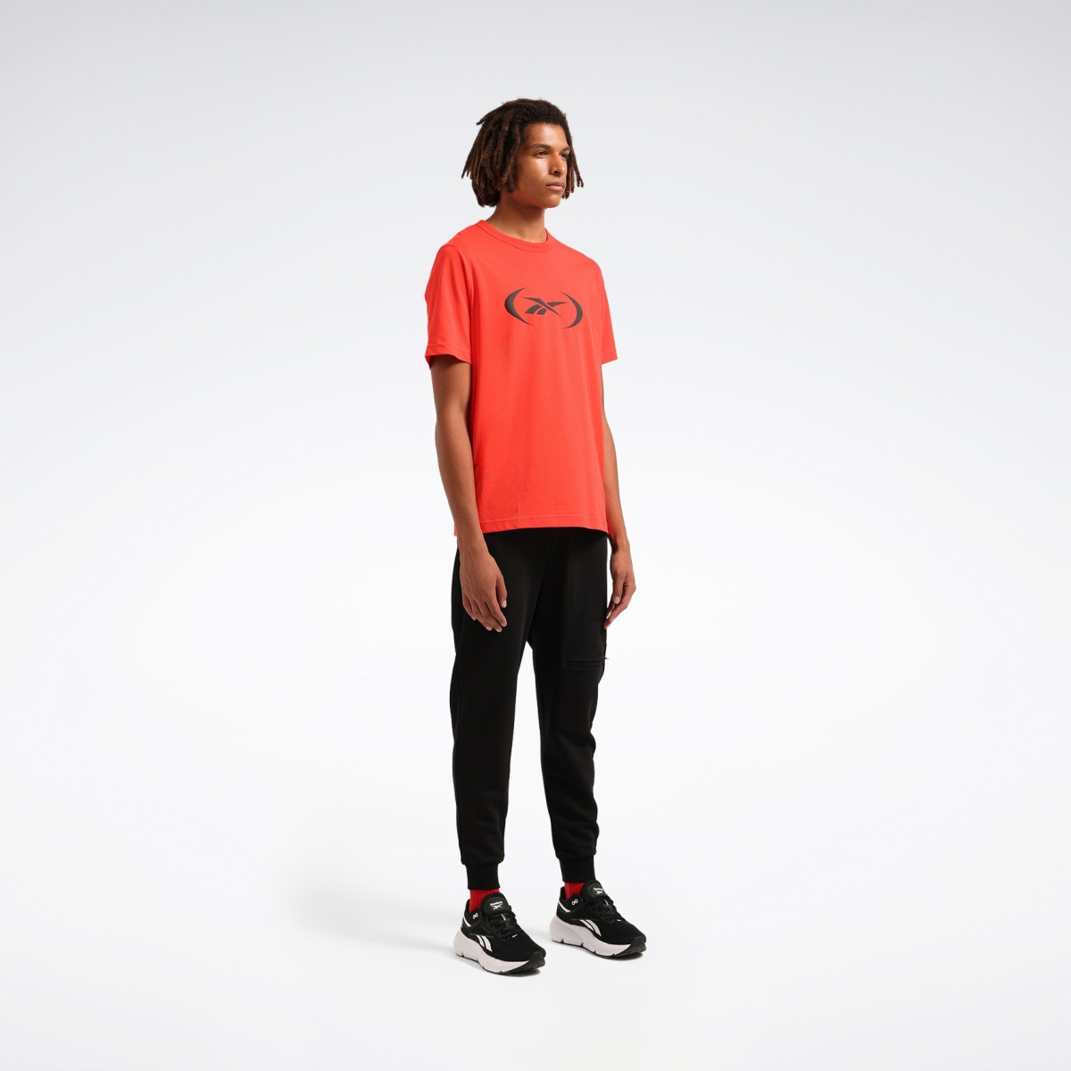 Reebok BASKETBALL T-SHIRT Kırmızı Erkek Kısa Kol T-Shirt