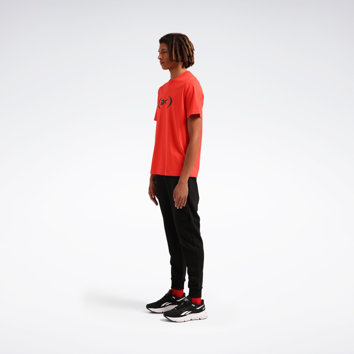 Reebok BASKETBALL T-SHIRT Kırmızı Erkek Kısa Kol T-Shirt