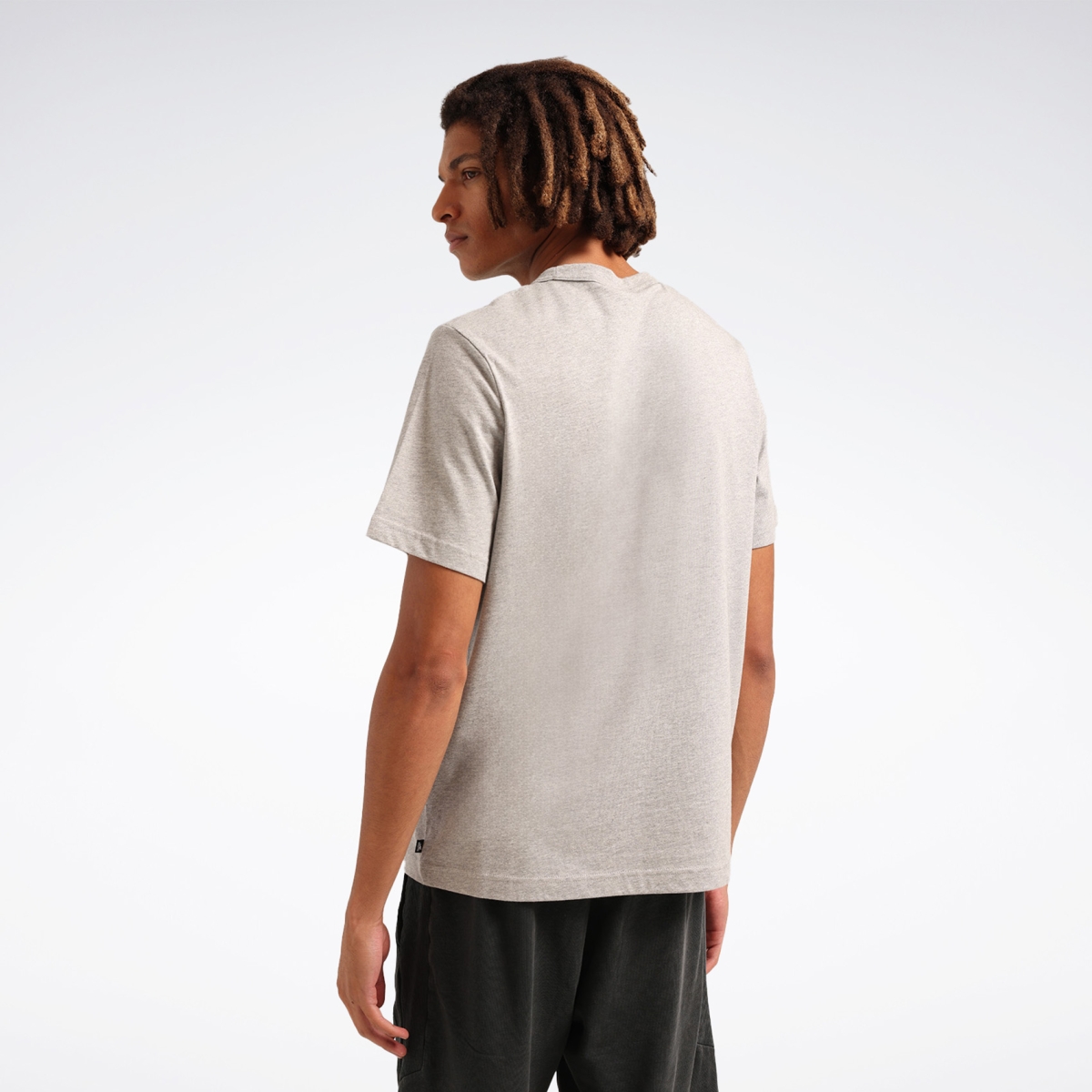 Reebok GS HS TRADITION TEE Gri Erkek Kısa Kol T-Shirt