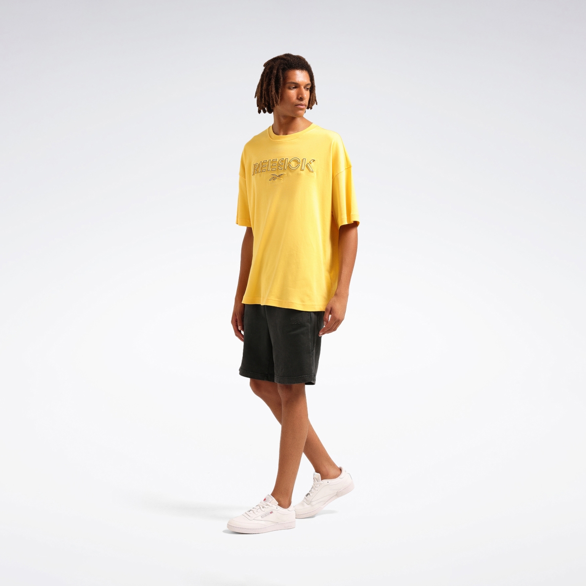 Reebok DEYNA TEE Sarı Erkek Kısa Kol T-Shirt