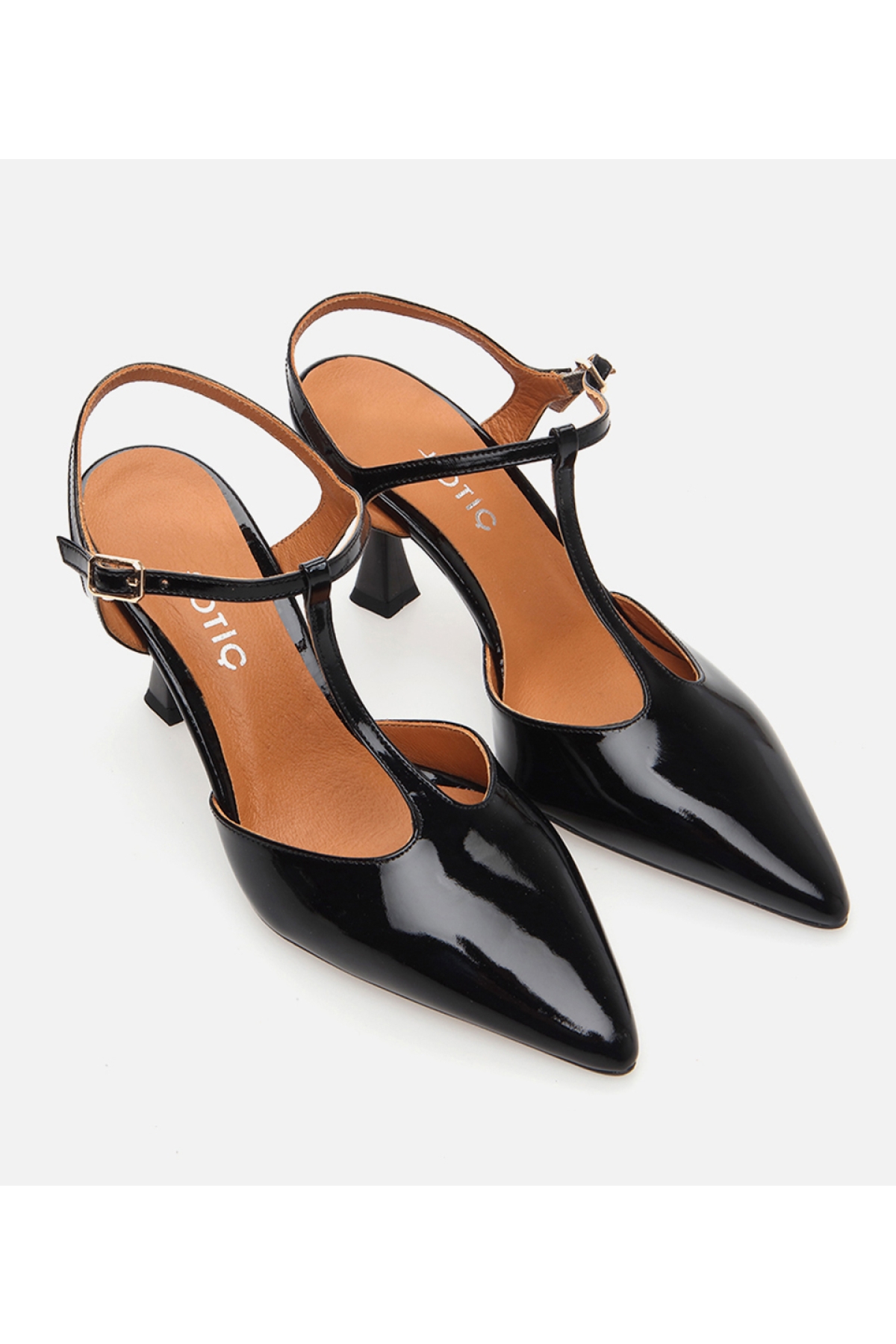 Kadın Deri Siyah İnce Topuklu Stiletto - Görsel 3